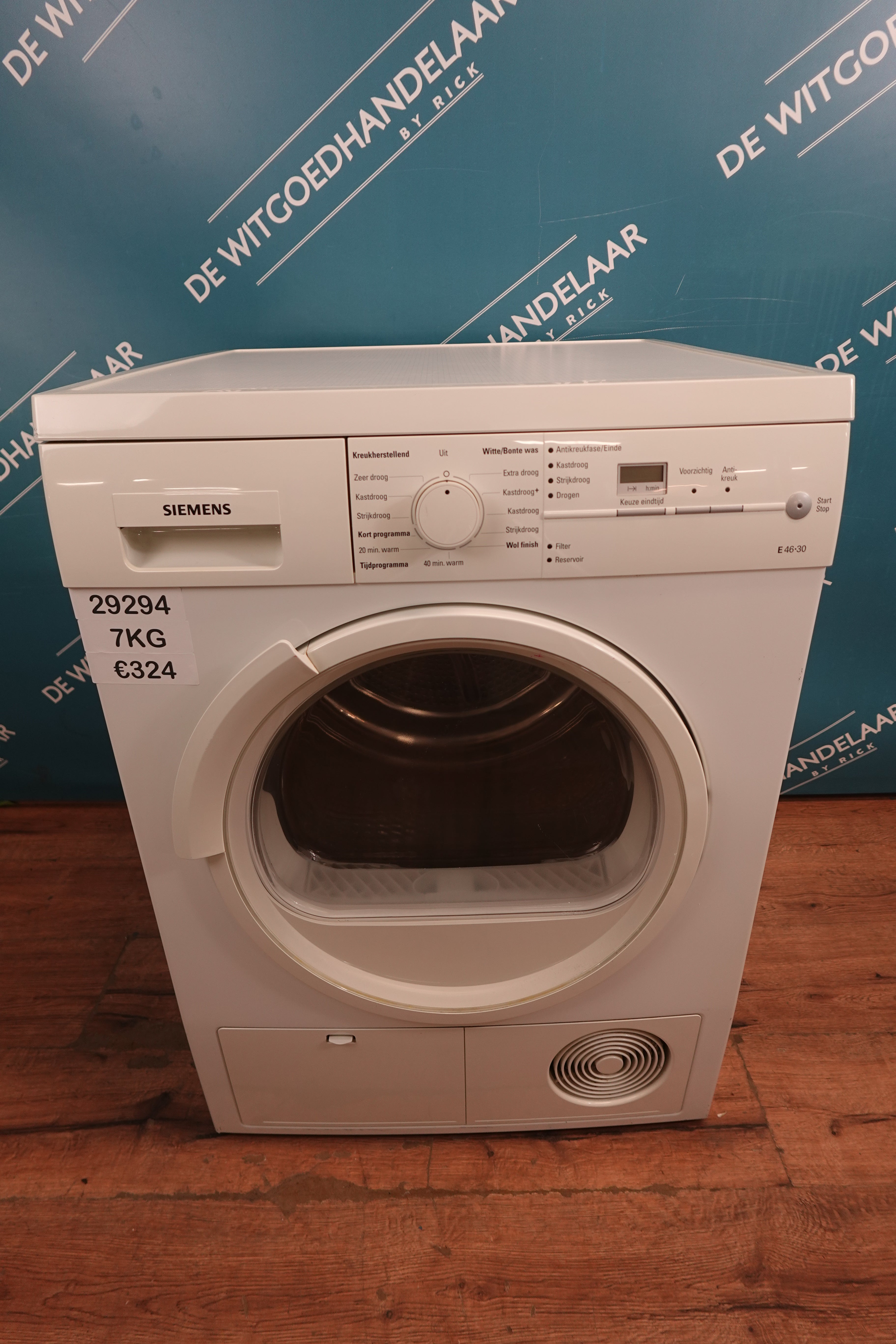 Condensdroger Siemens 7kg