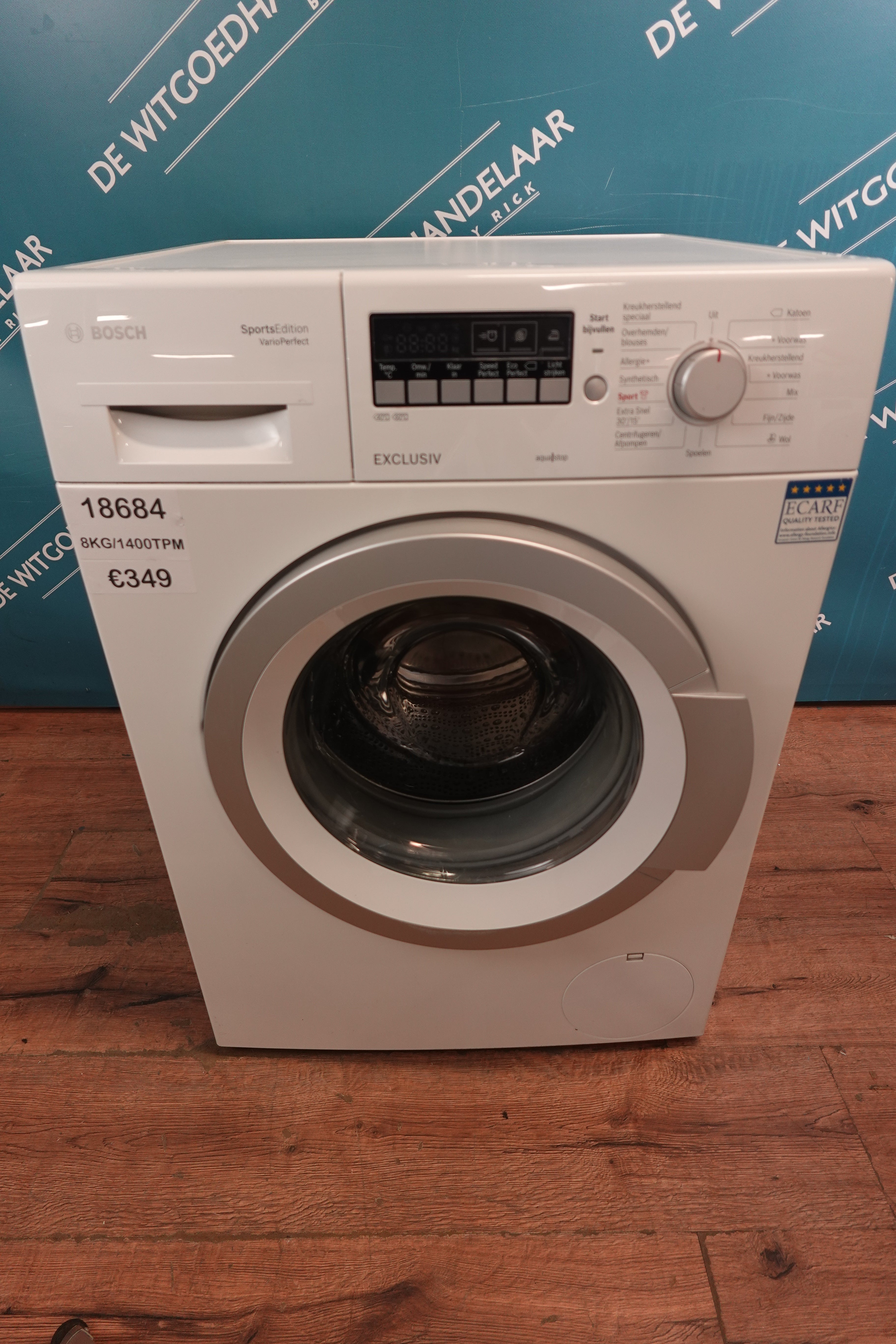 Wasmachine Bosch Serie 4 8 kg 1400 toeren