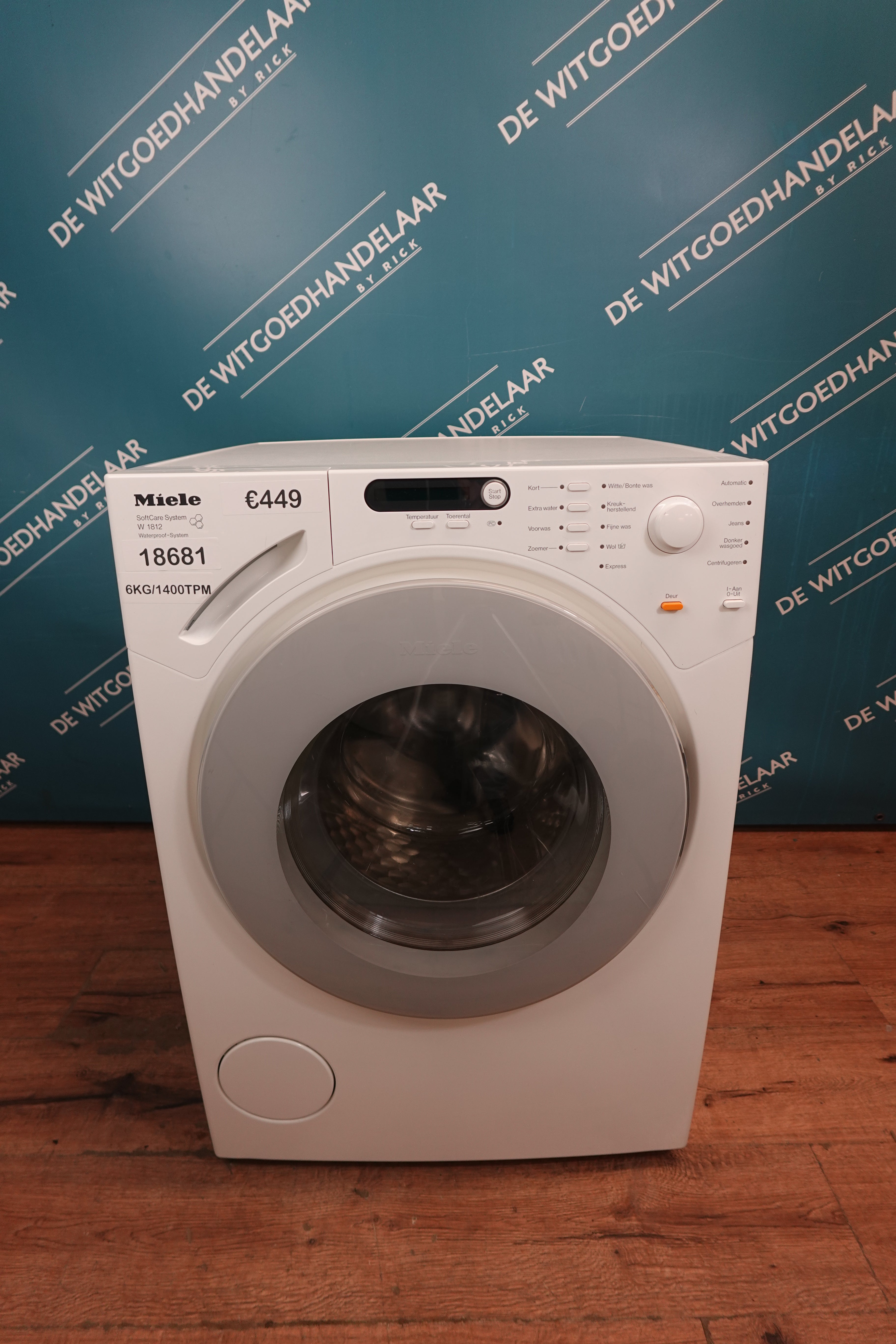 Wasmachine Miele W1812 6 kg 1400 toeren [1 JAAR GARANTIE]