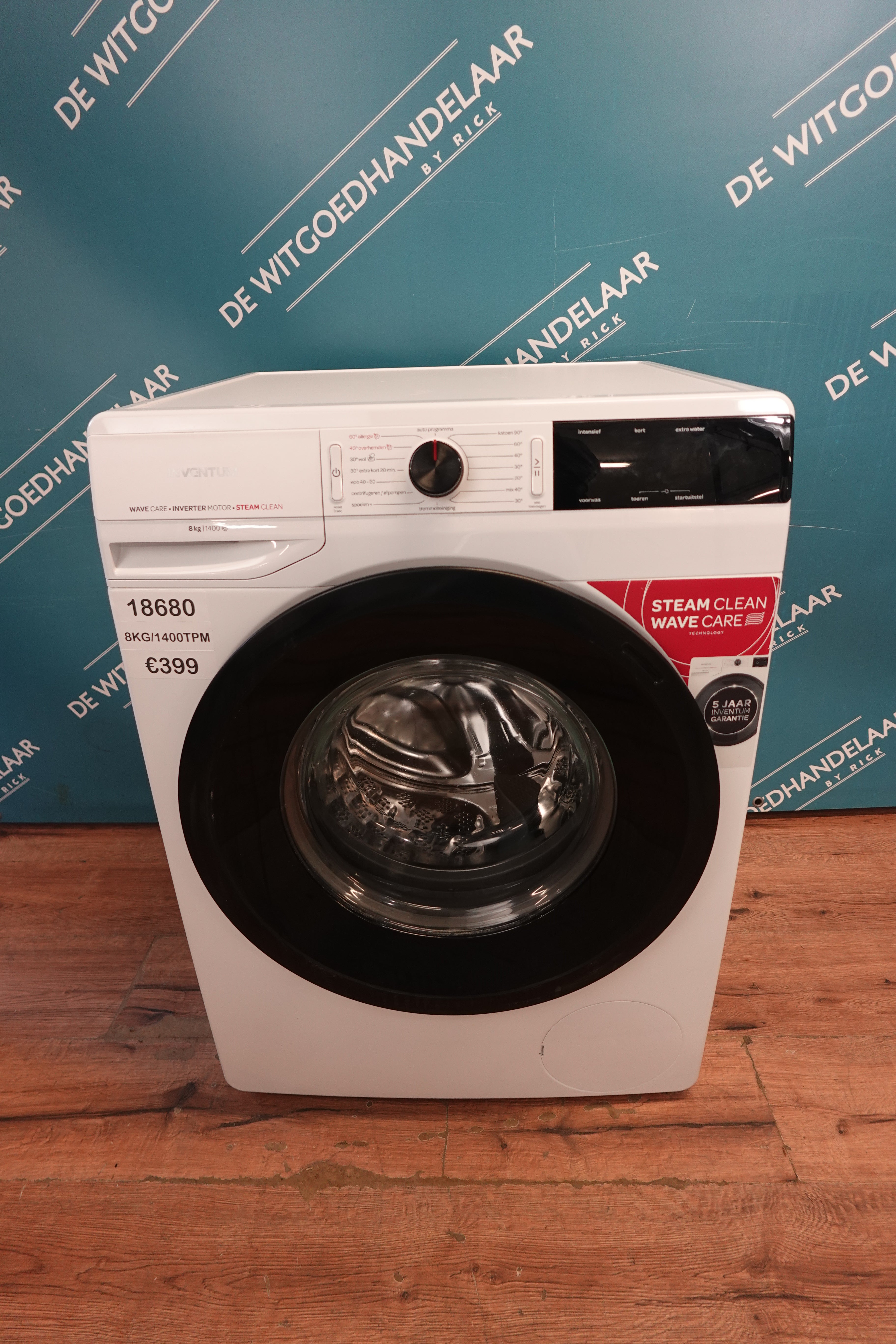 Wasmachine Inventum 8 kg 1400 toeren