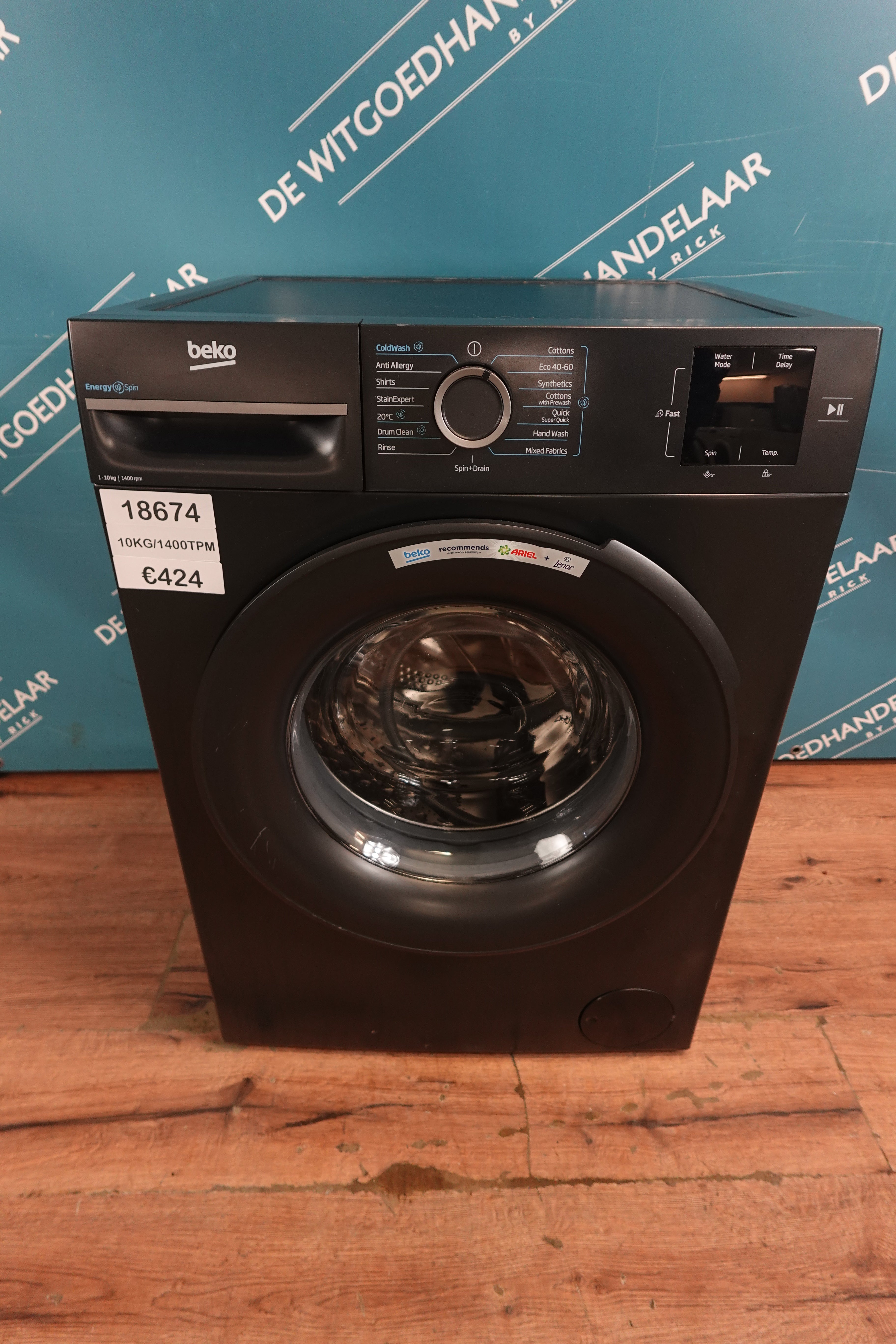 Wasmachine Beko 10 kg 1400 toeren