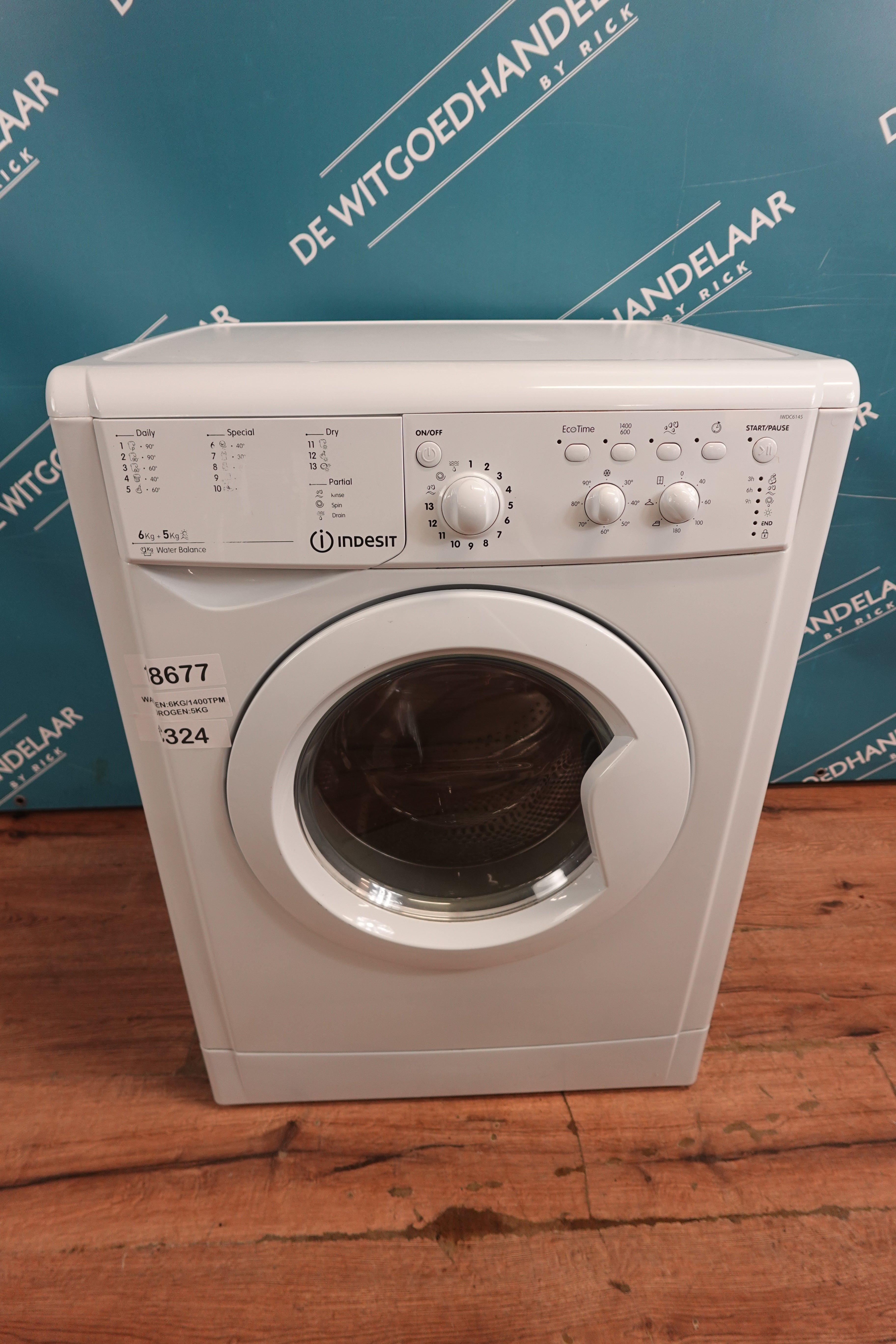 Was- droogcombinatie Indesit 6/5 kg 1400 toeren