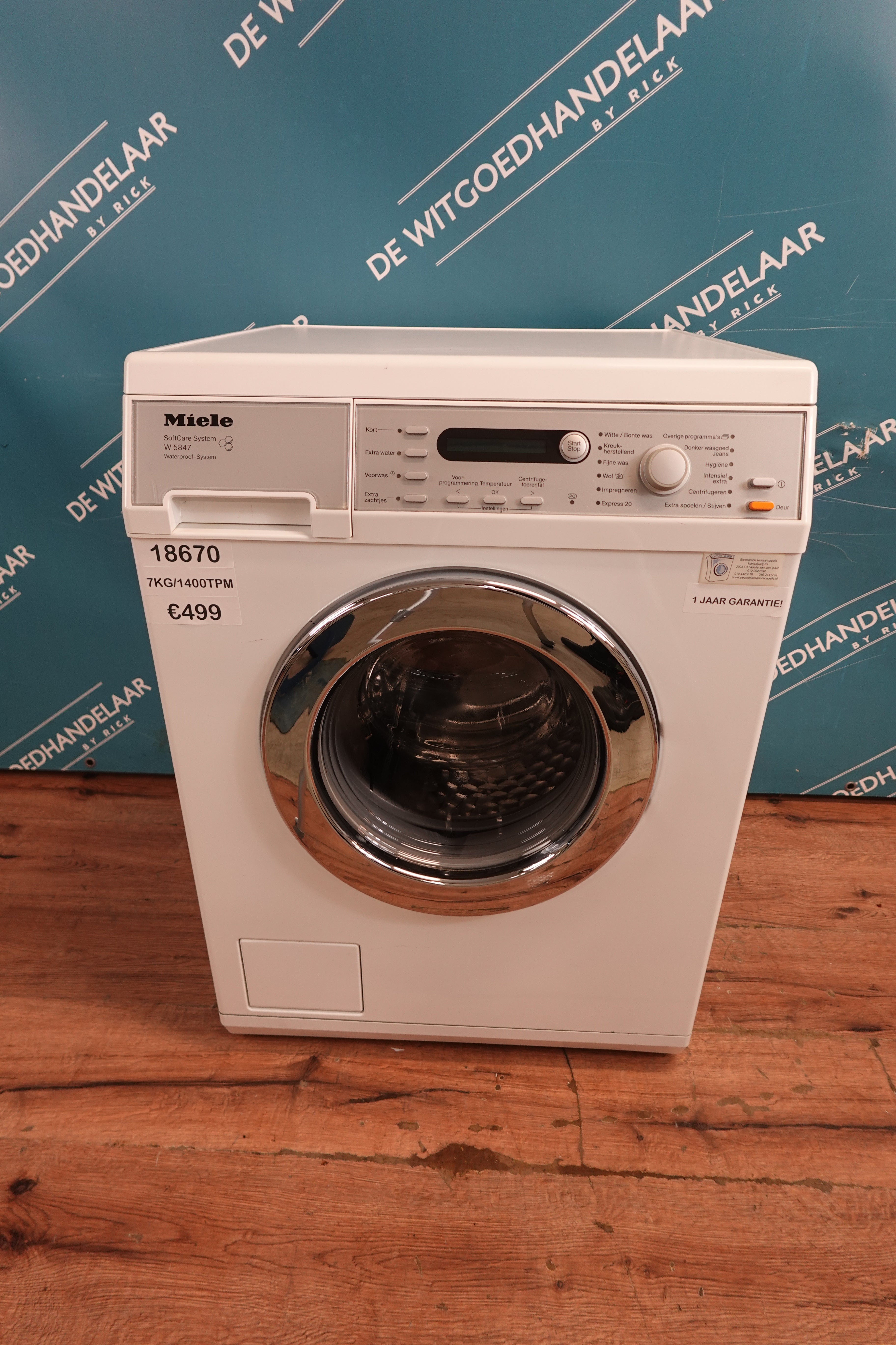 Wasmachine Miele W5847 7 kg 1400 toeren [1 JAAR GARANTIE]