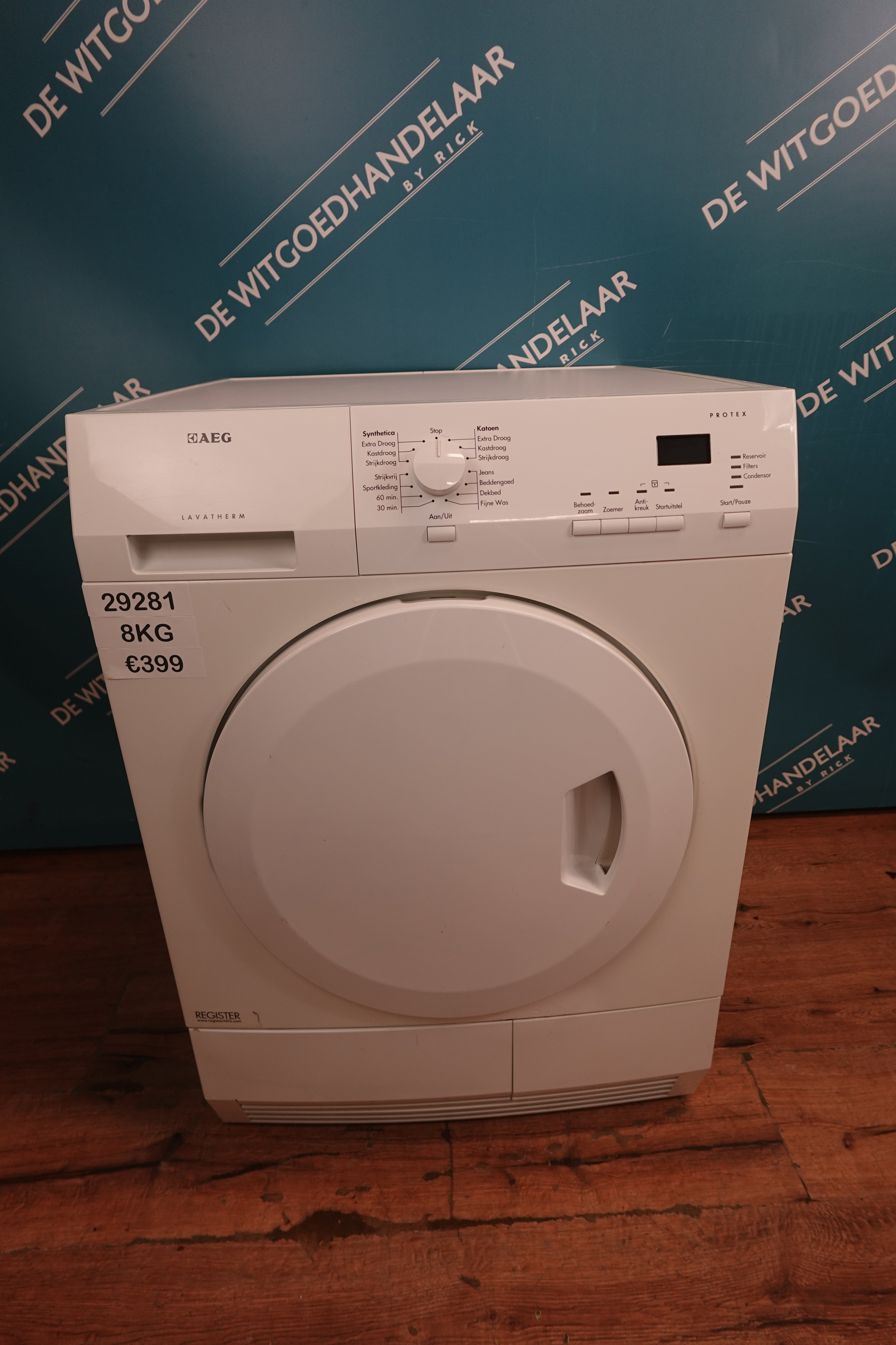 Condensdroger AEG 8 kg