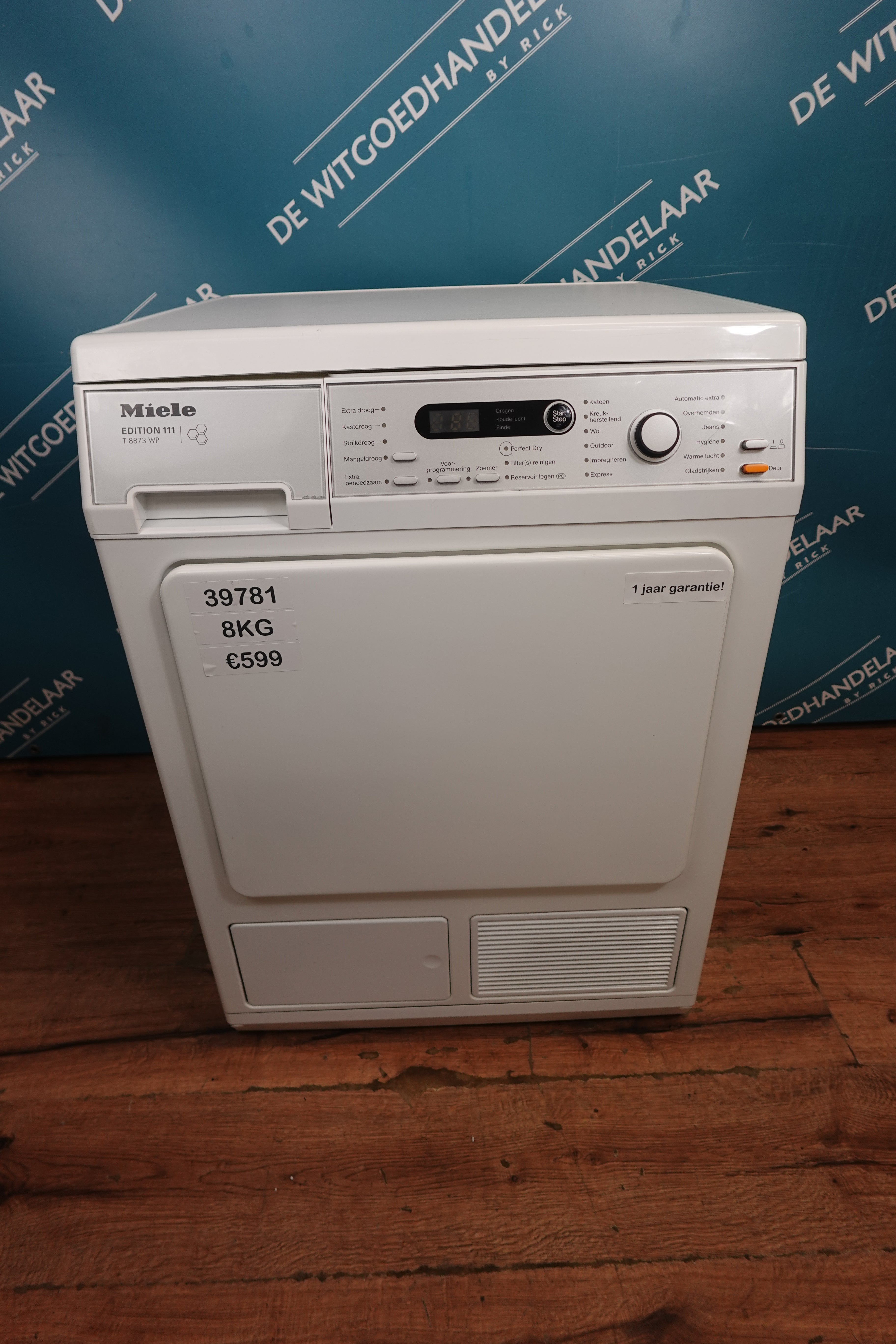Warmtepompdroger Miele 8 kg [1 JAAR GARANTIE]