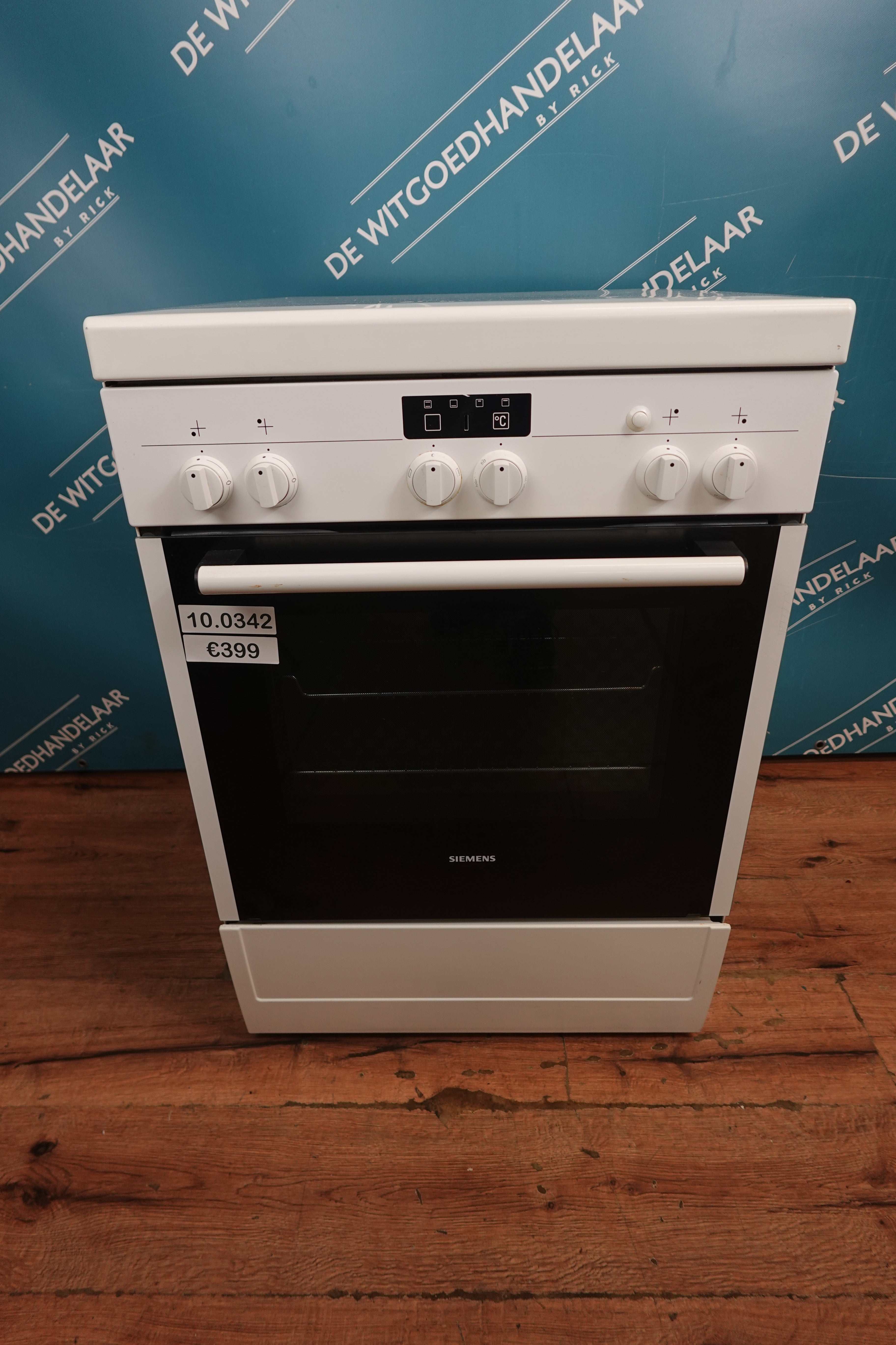 Gasfornuis met elektrische oven Siemens