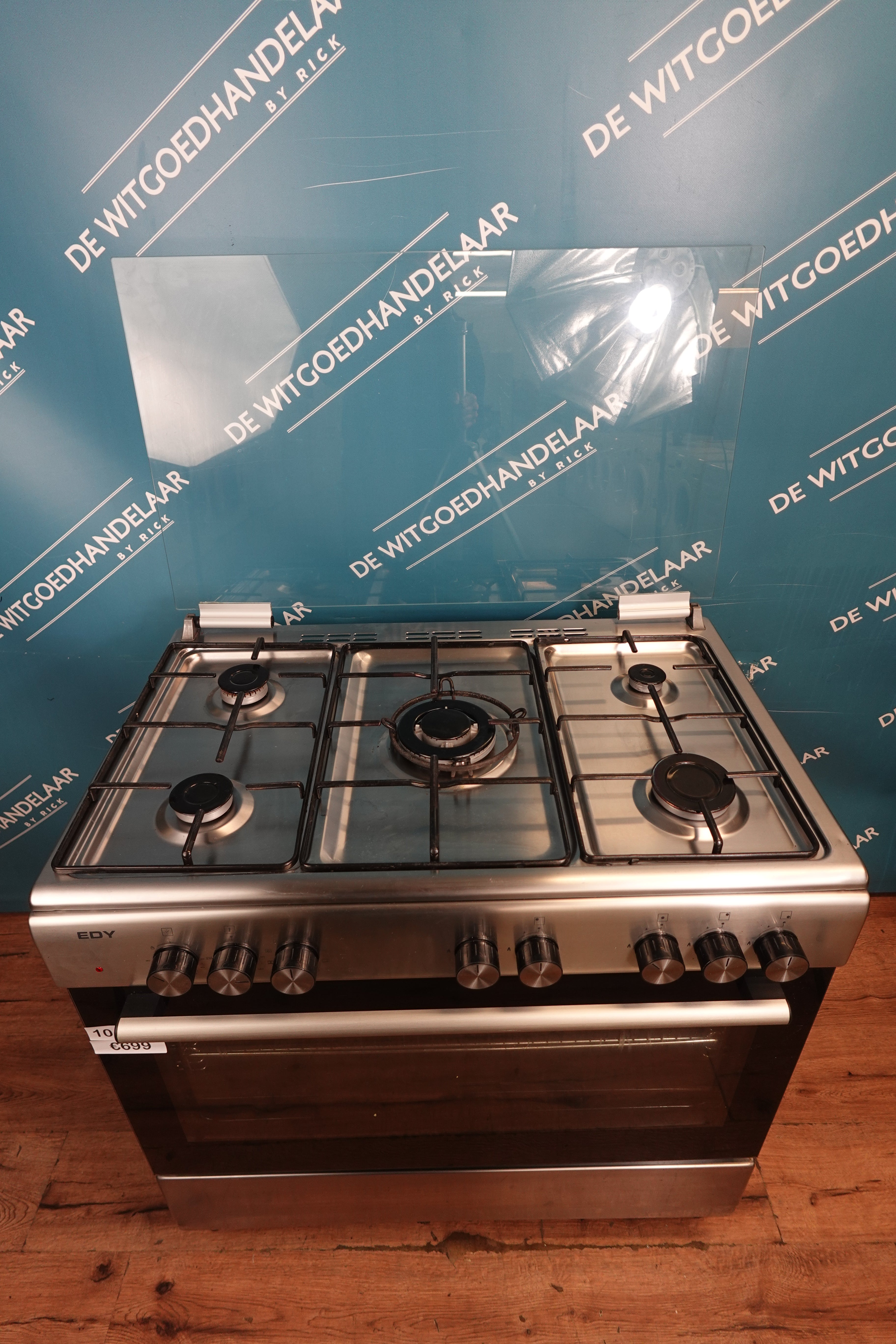 Gasfornuis met elektrische hetelucht oven Edy