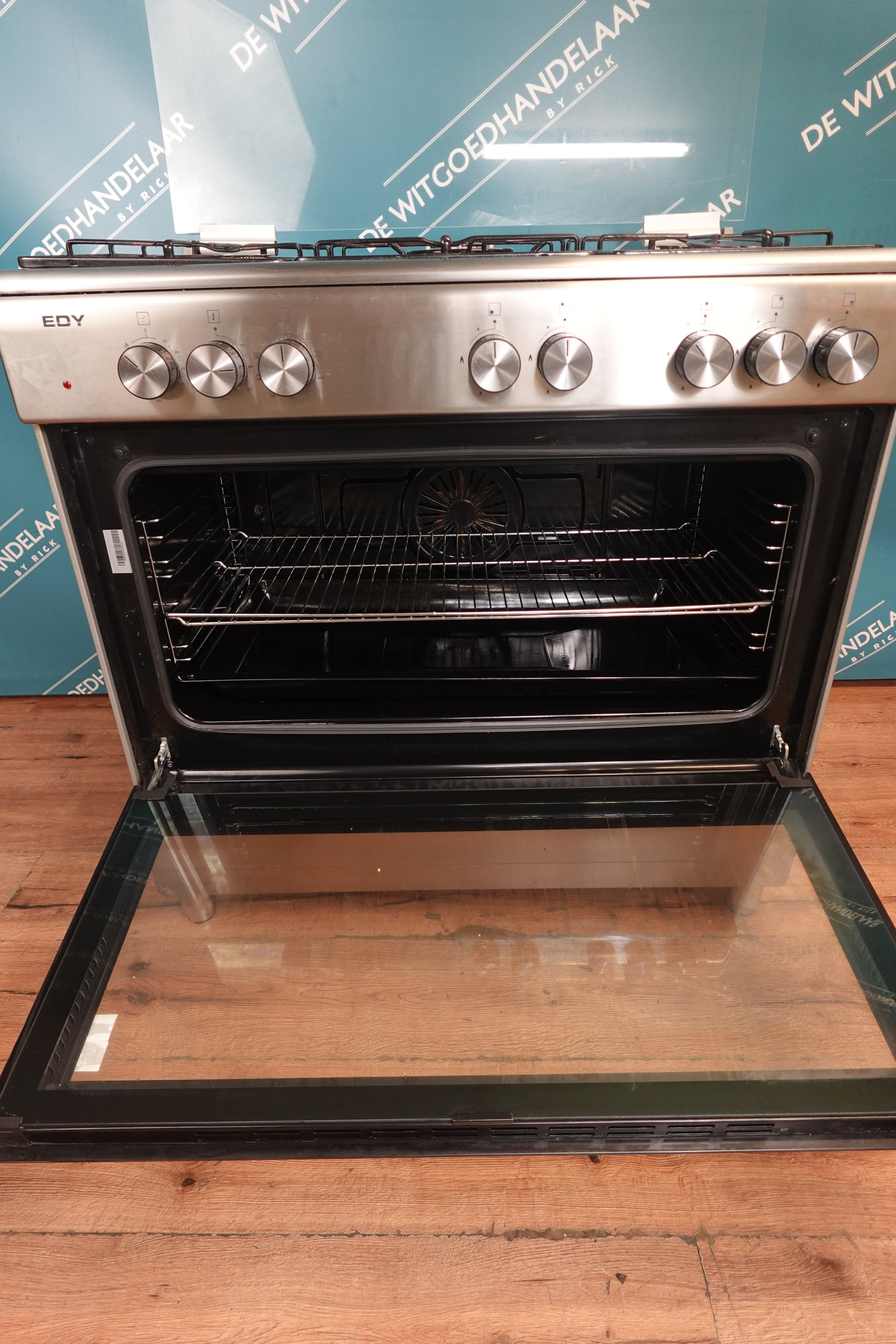 Gasfornuis met elektrische hetelucht oven Edy