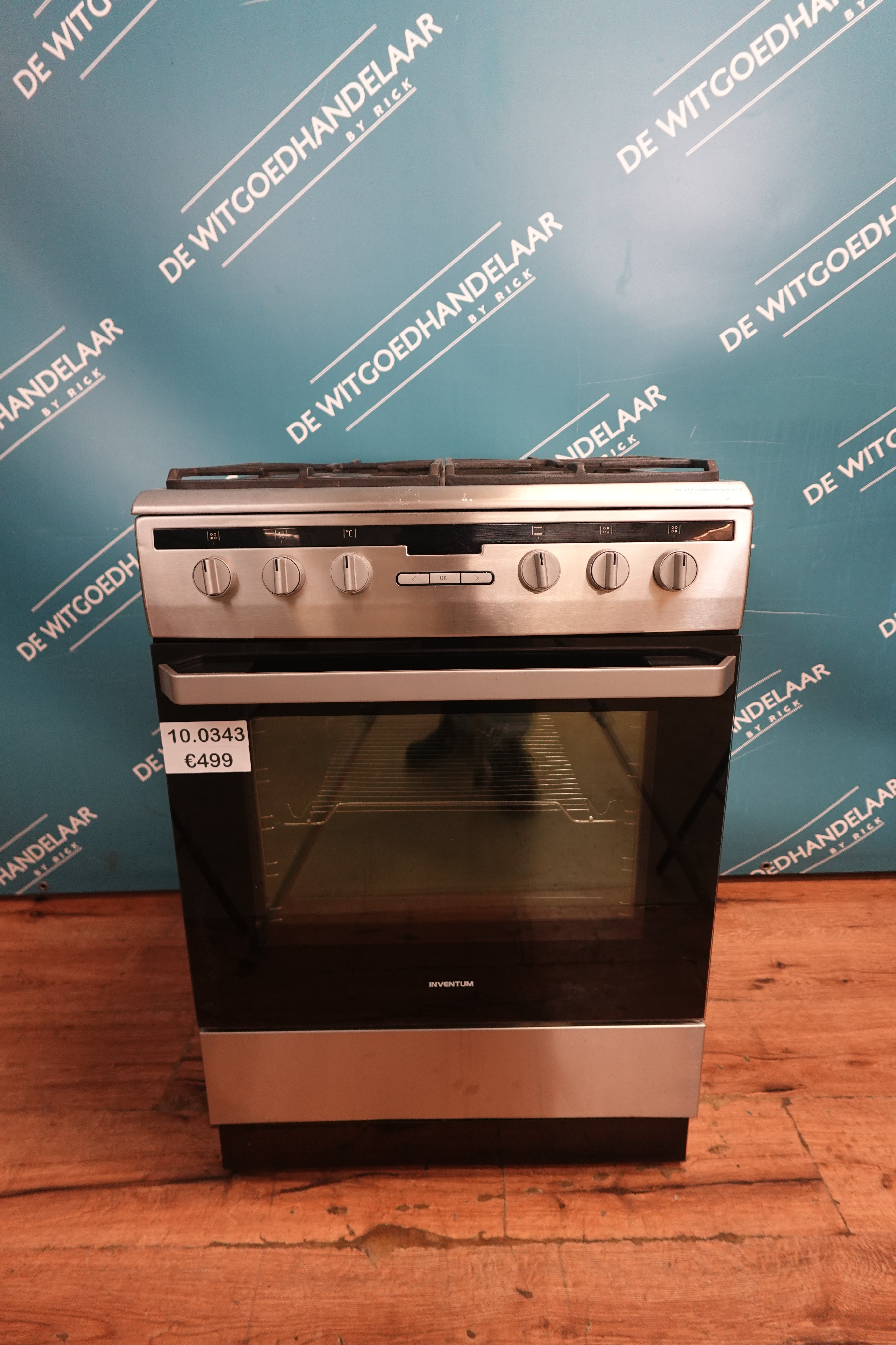 Gasfornuis met elektrische oven Inventum