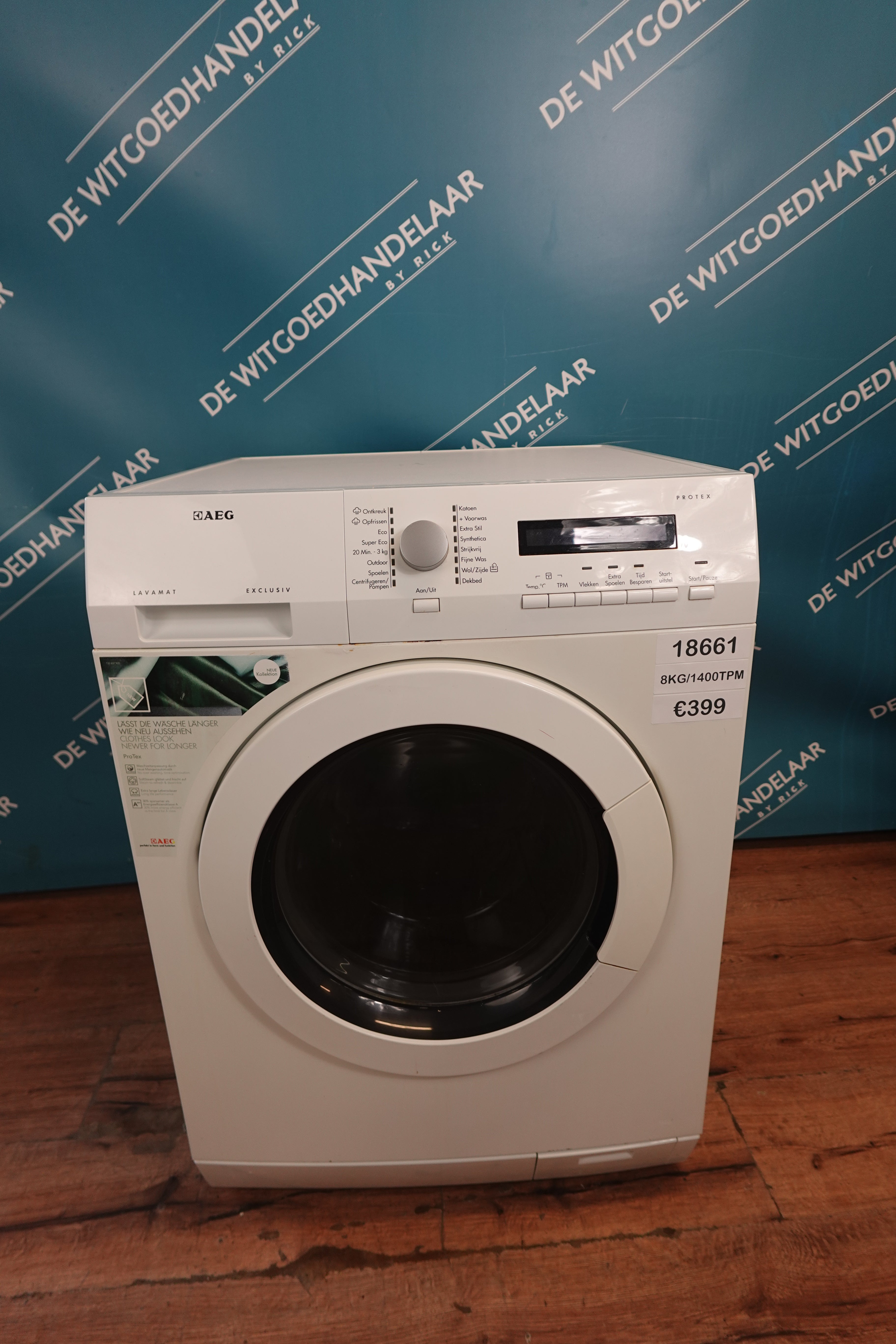 Wasmachine AEG 8 kg 1400 toeren