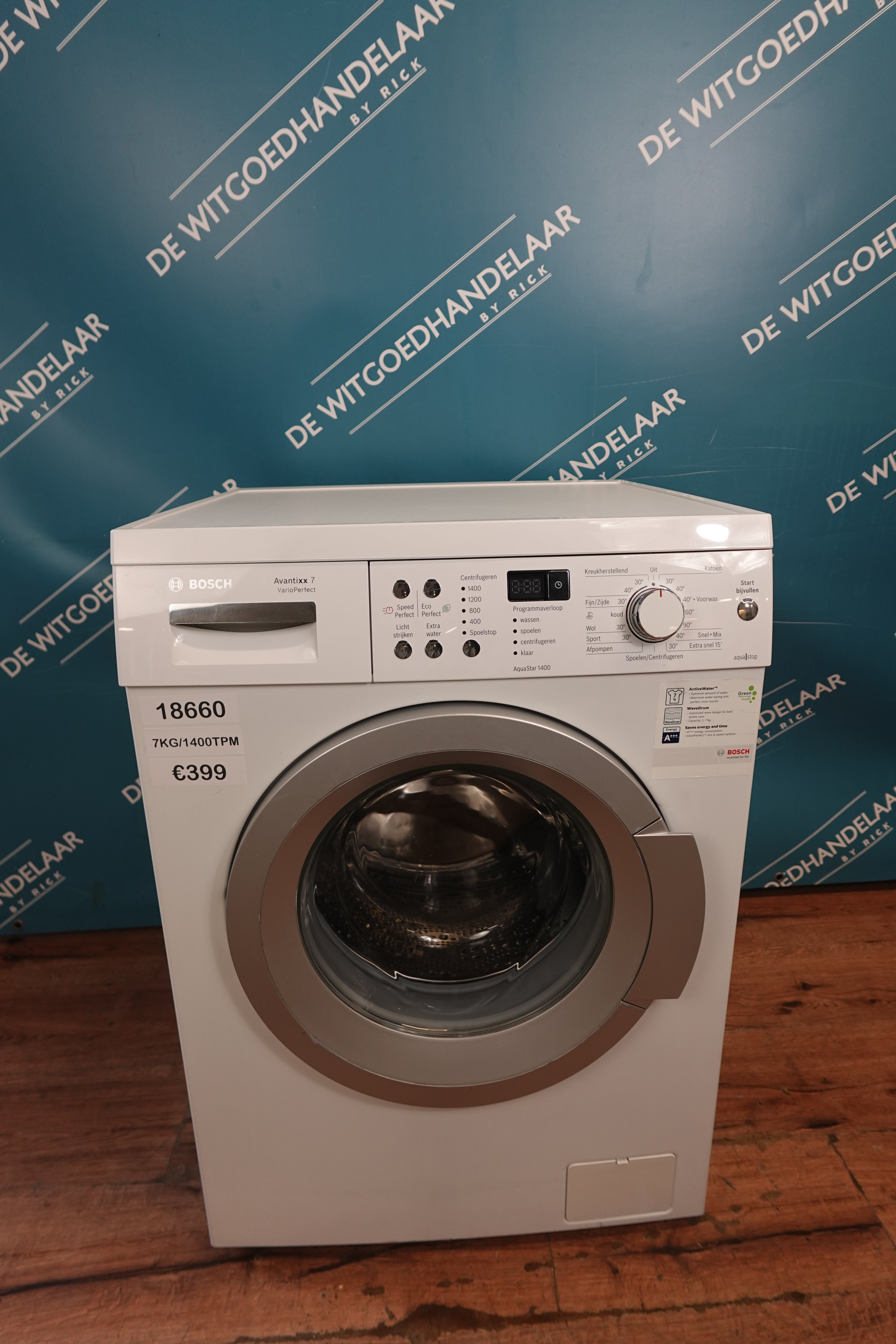 Wasmachine Bosch avantixx 7 kg 1400 toeren