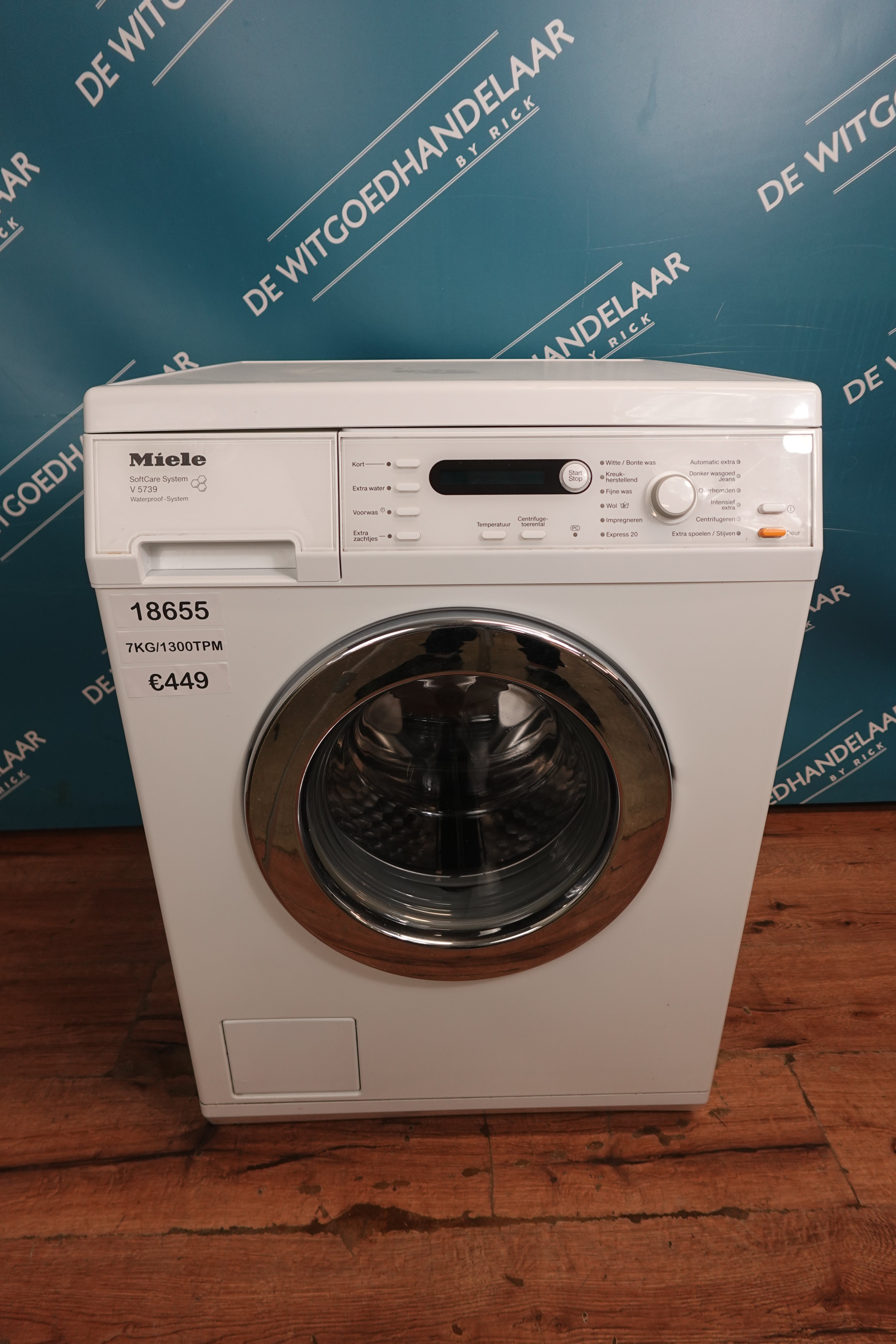 Wasmachine Miele 7 kg 1300 toeren [1 JAAR GARANTIE]