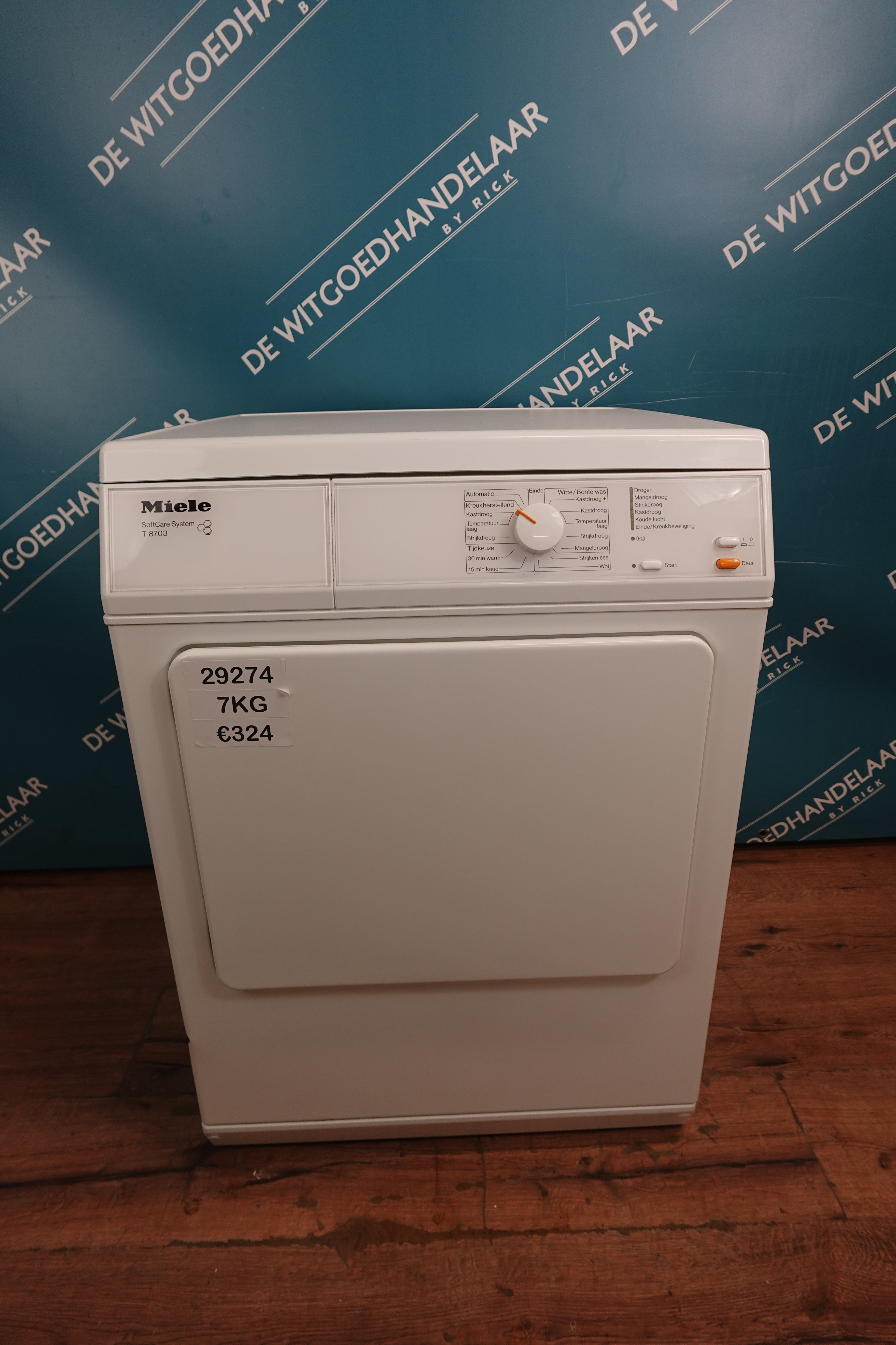 Luchtafvoer droger Miele 7kg [1 JAAR GARANTIE]