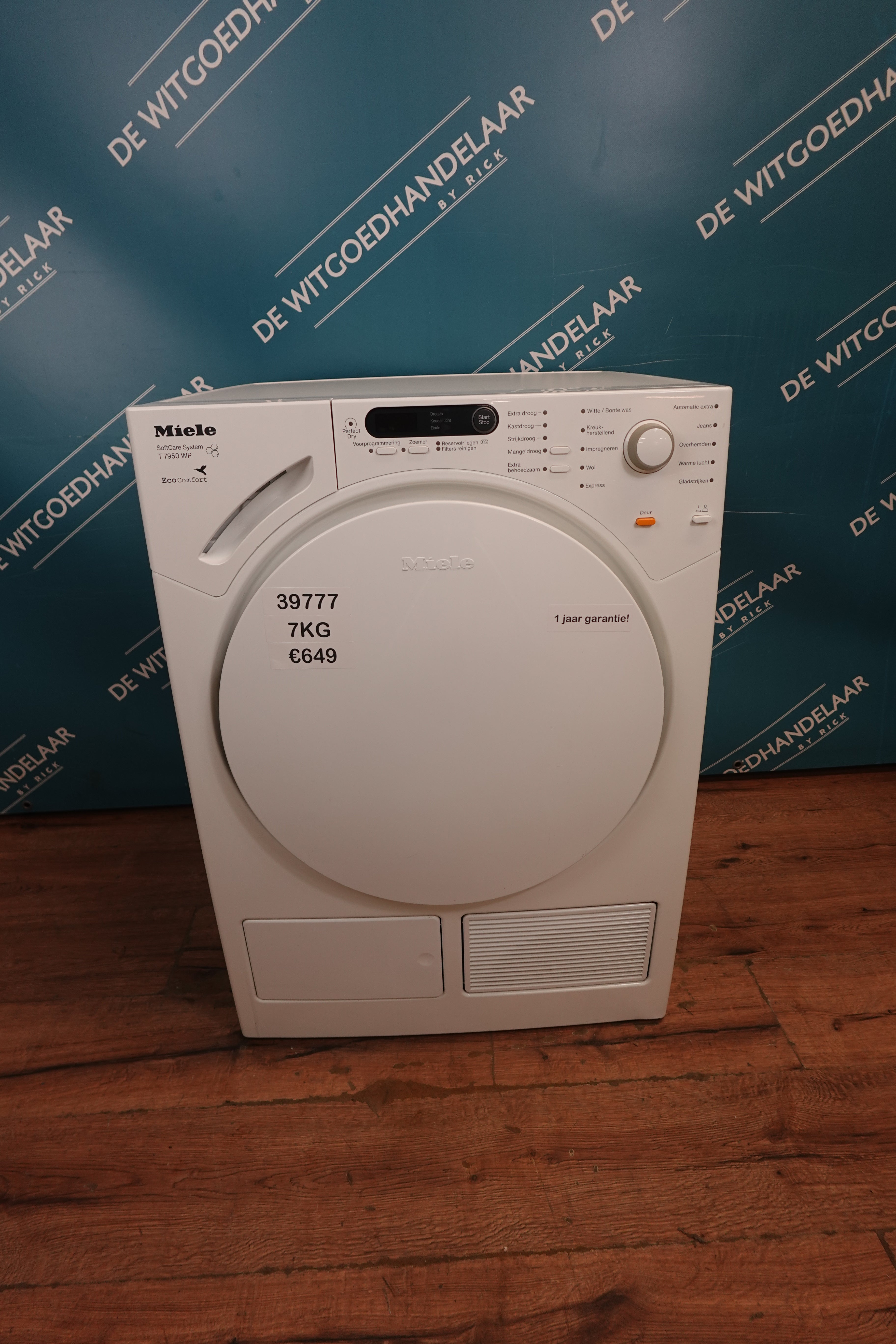 Warmtepompdroger Miele T7950WP 7 kg [1 JAAR GARANTIE]