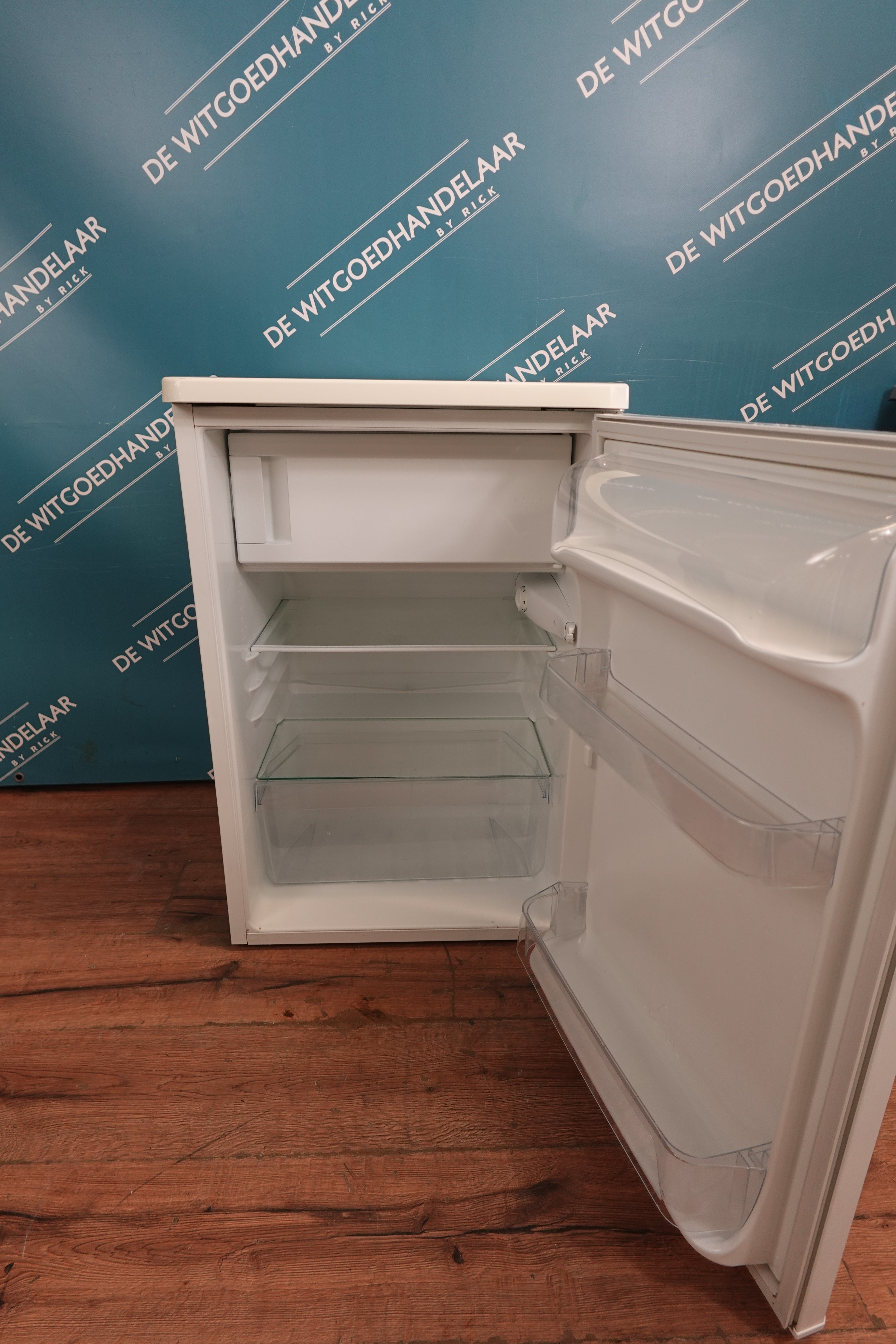vrijstaande koel- vriescombinatie tafelmodel Zanussi