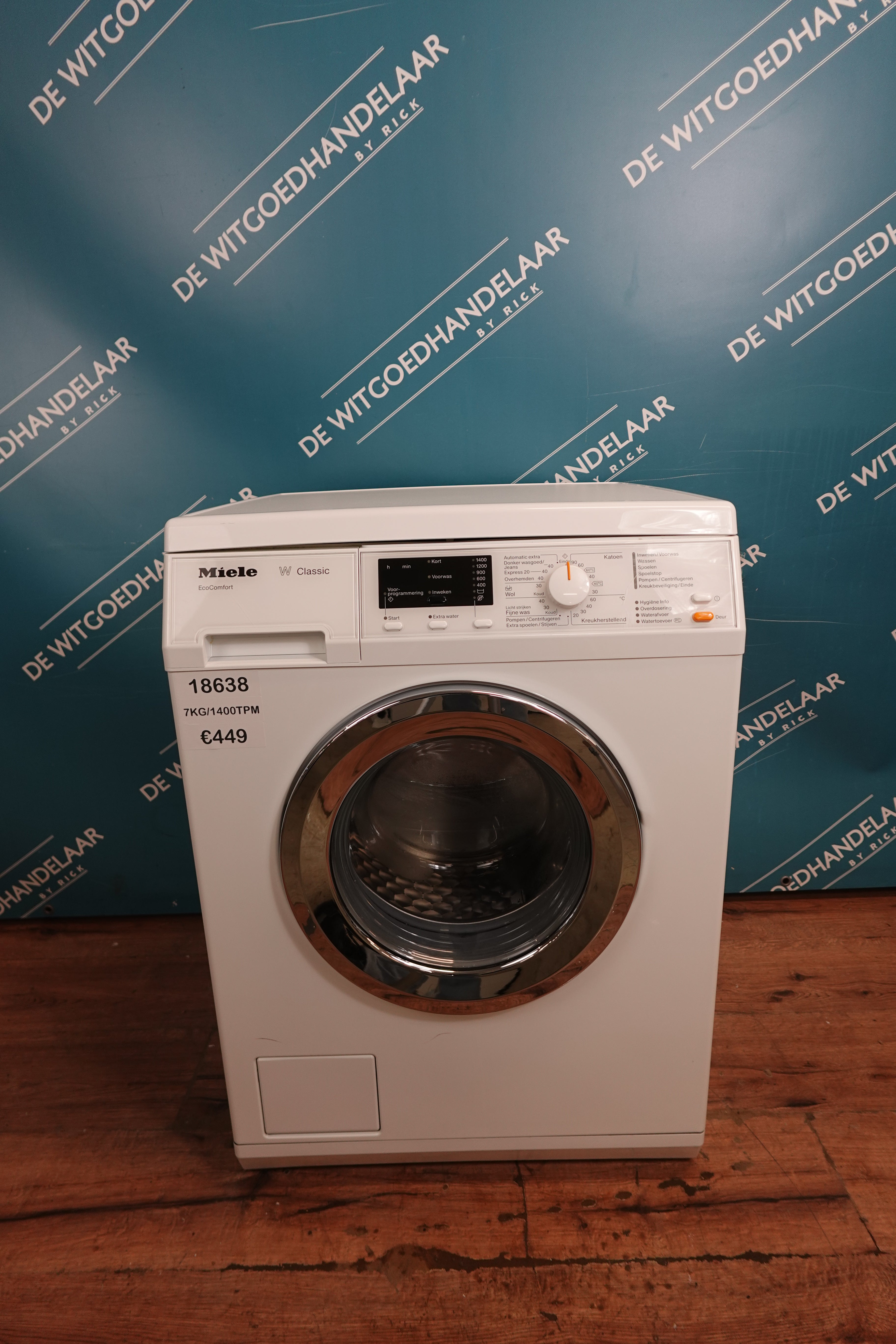 Wasmachine Miele W Calssic 7 kg 1400 toeren [1 JAAR GARANTIE]