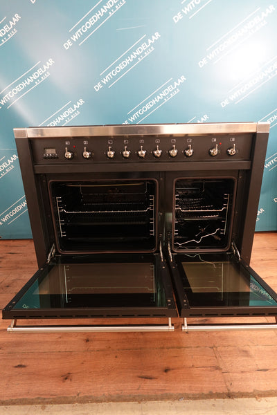 Gasfornuis met elektrische heteluchtoven Smeg