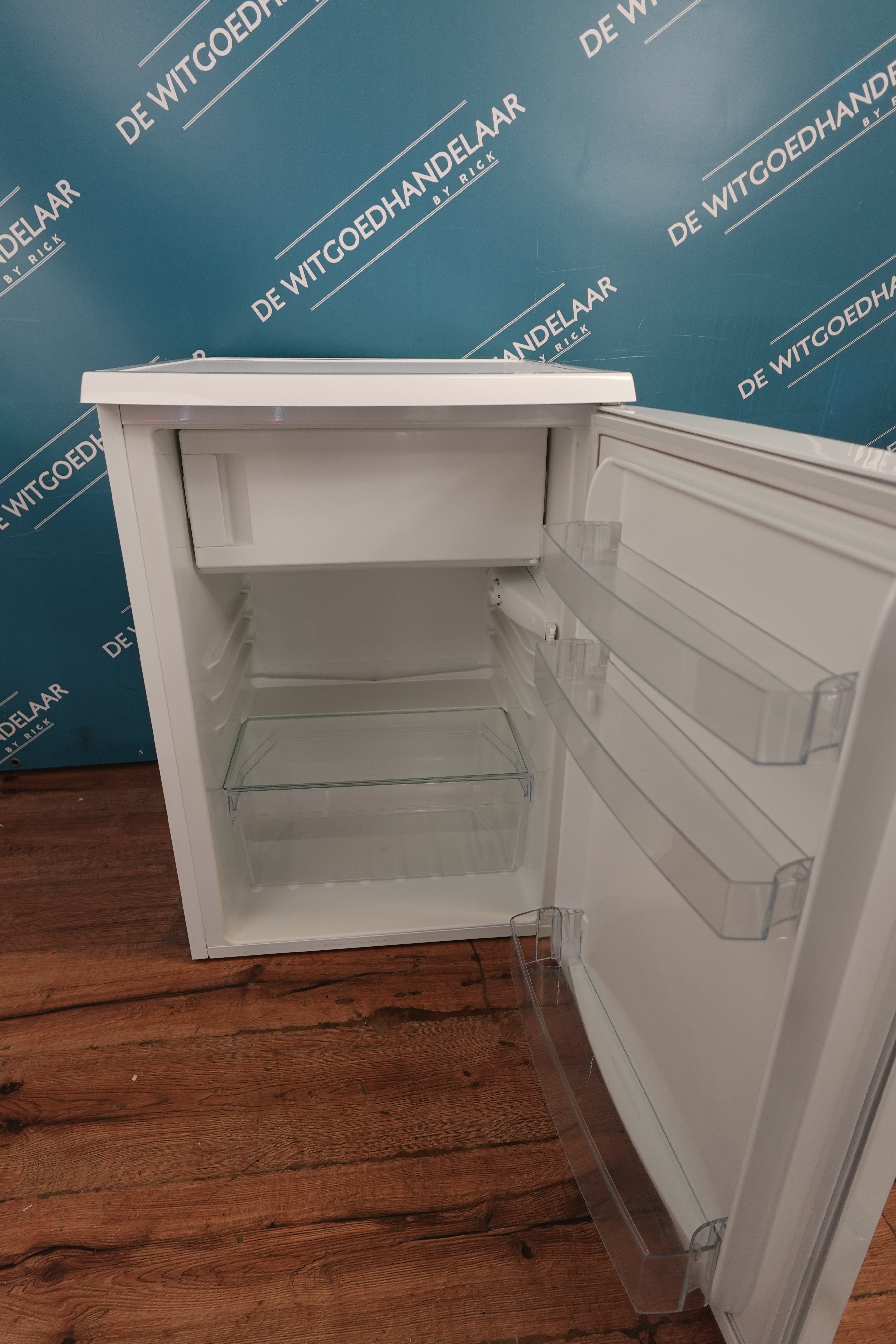 vrijstaande koel- vriescombinatie tafelmodel Zanussi