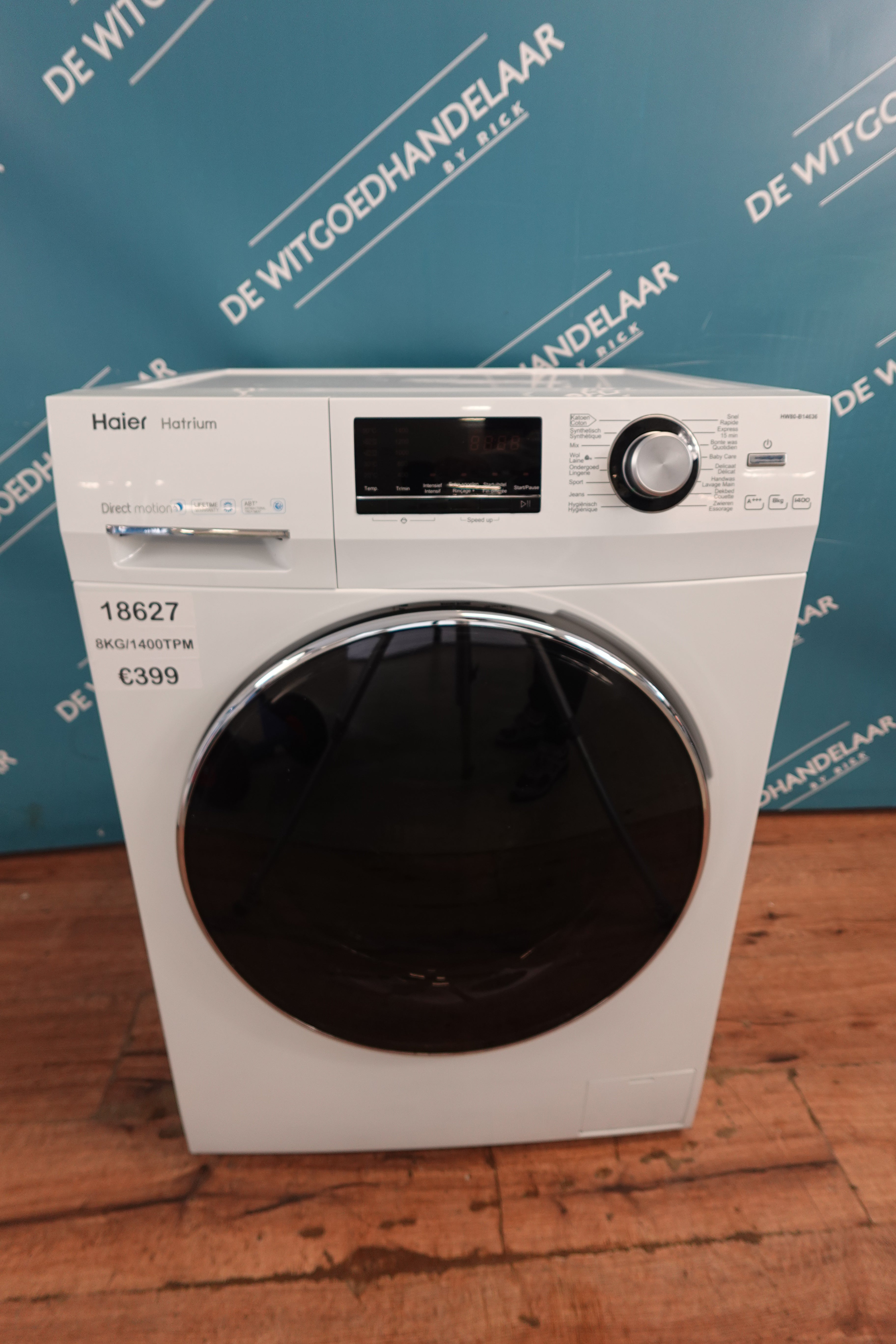 Wasmachine Haier Hatrium  8 kg 1400 toeren