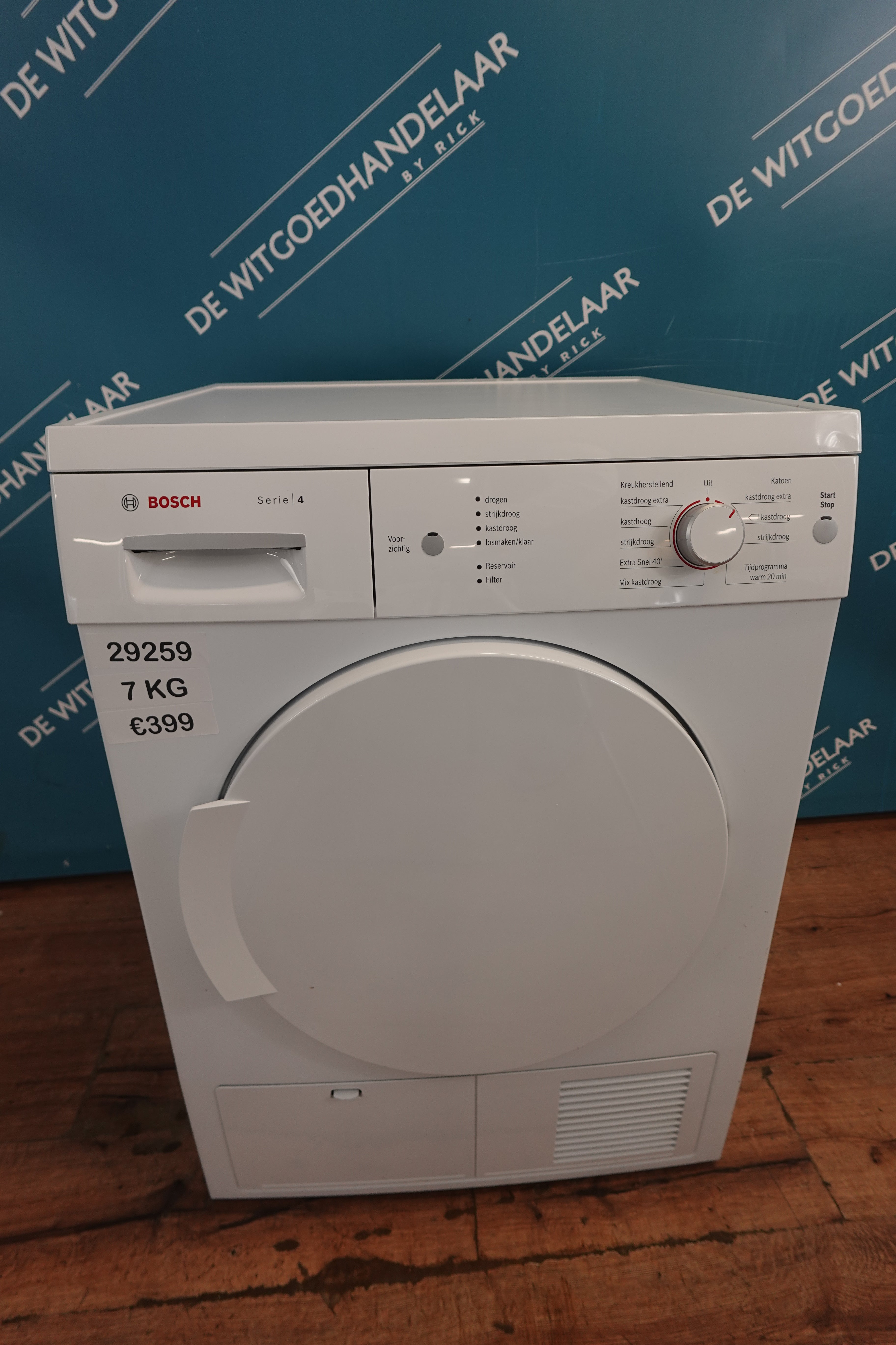 Condensdroger Bosch serie 4 7 kg