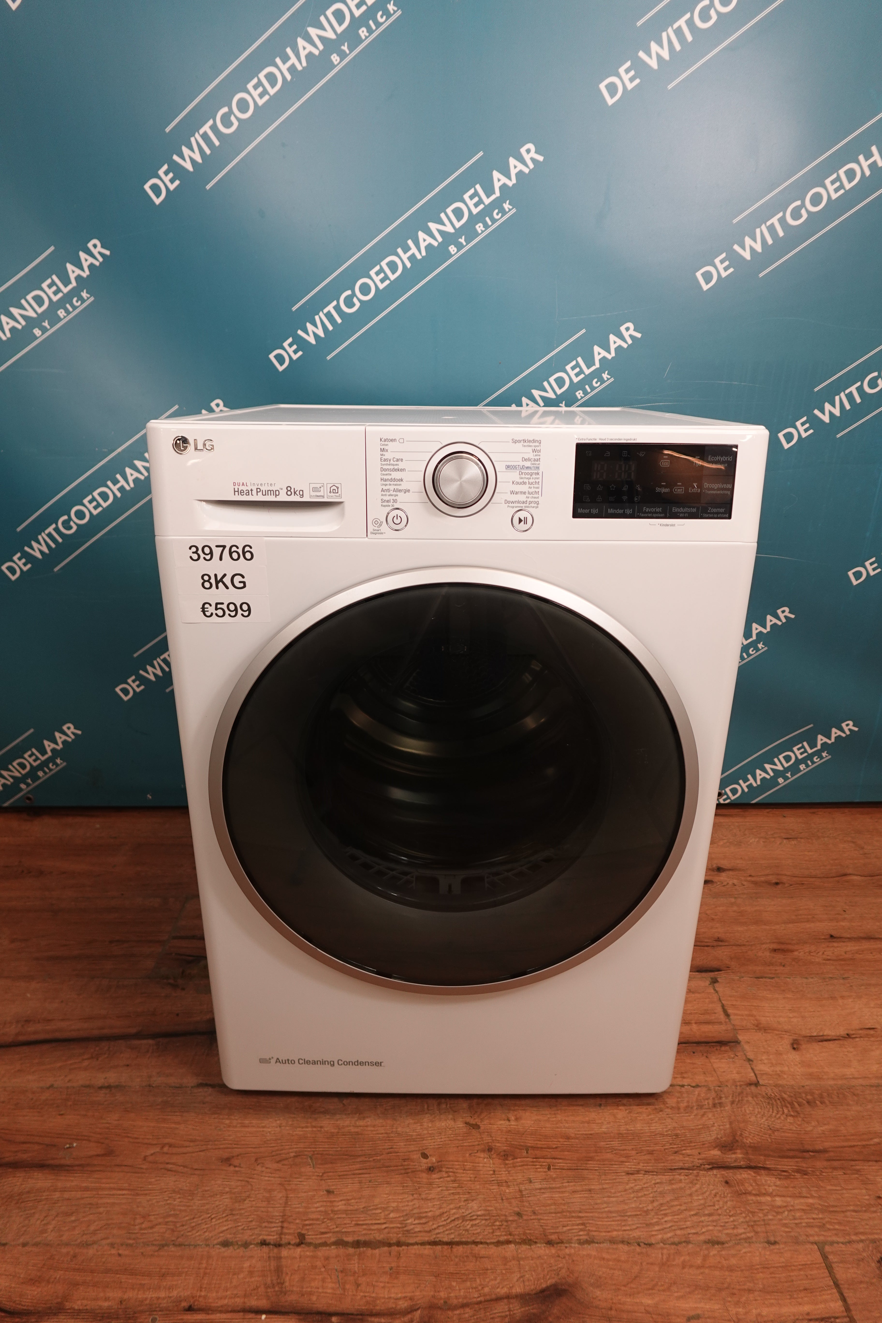 Warmtepompdroger LG 8 kg