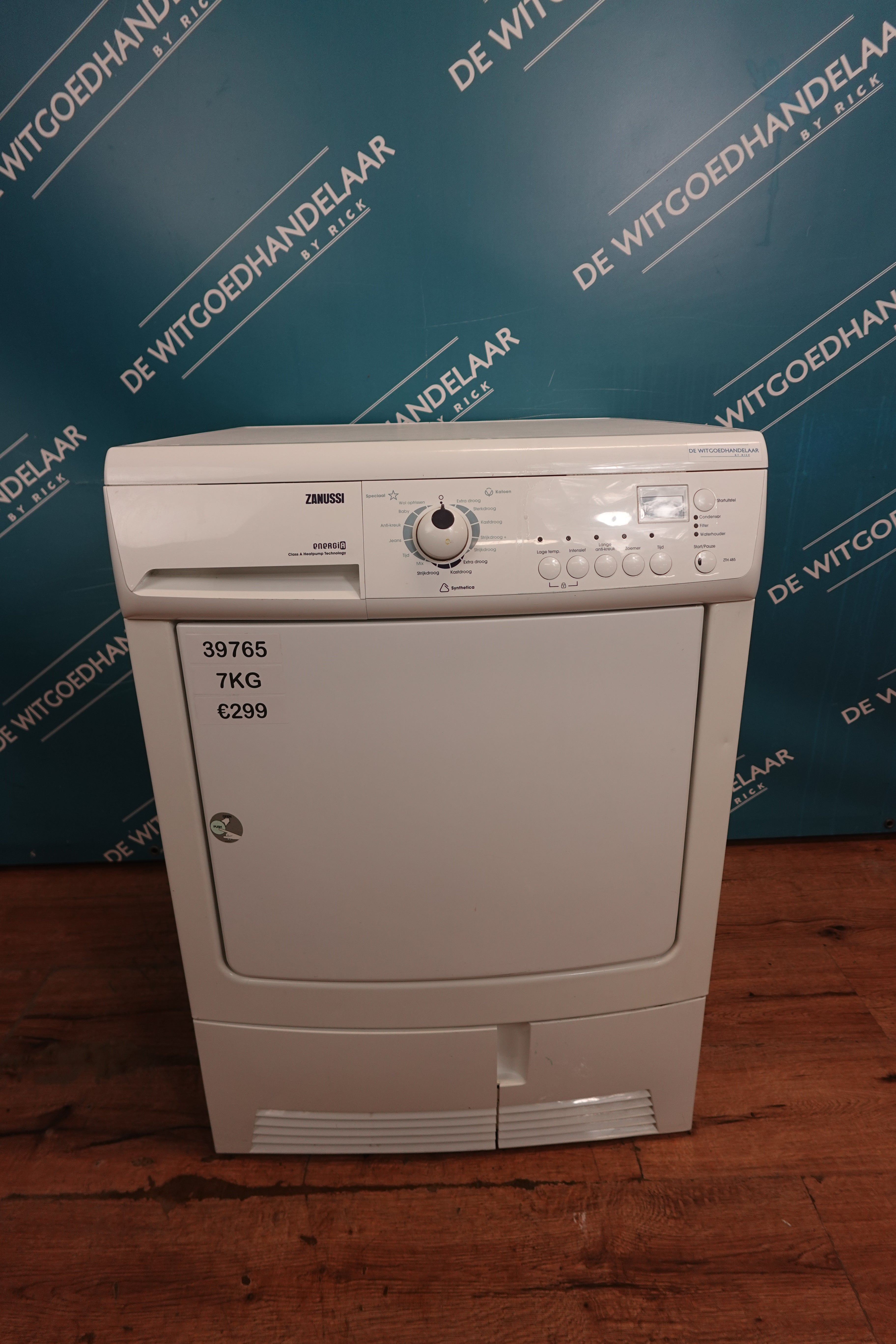 Warmtepompdroger Zanussi 7 kg