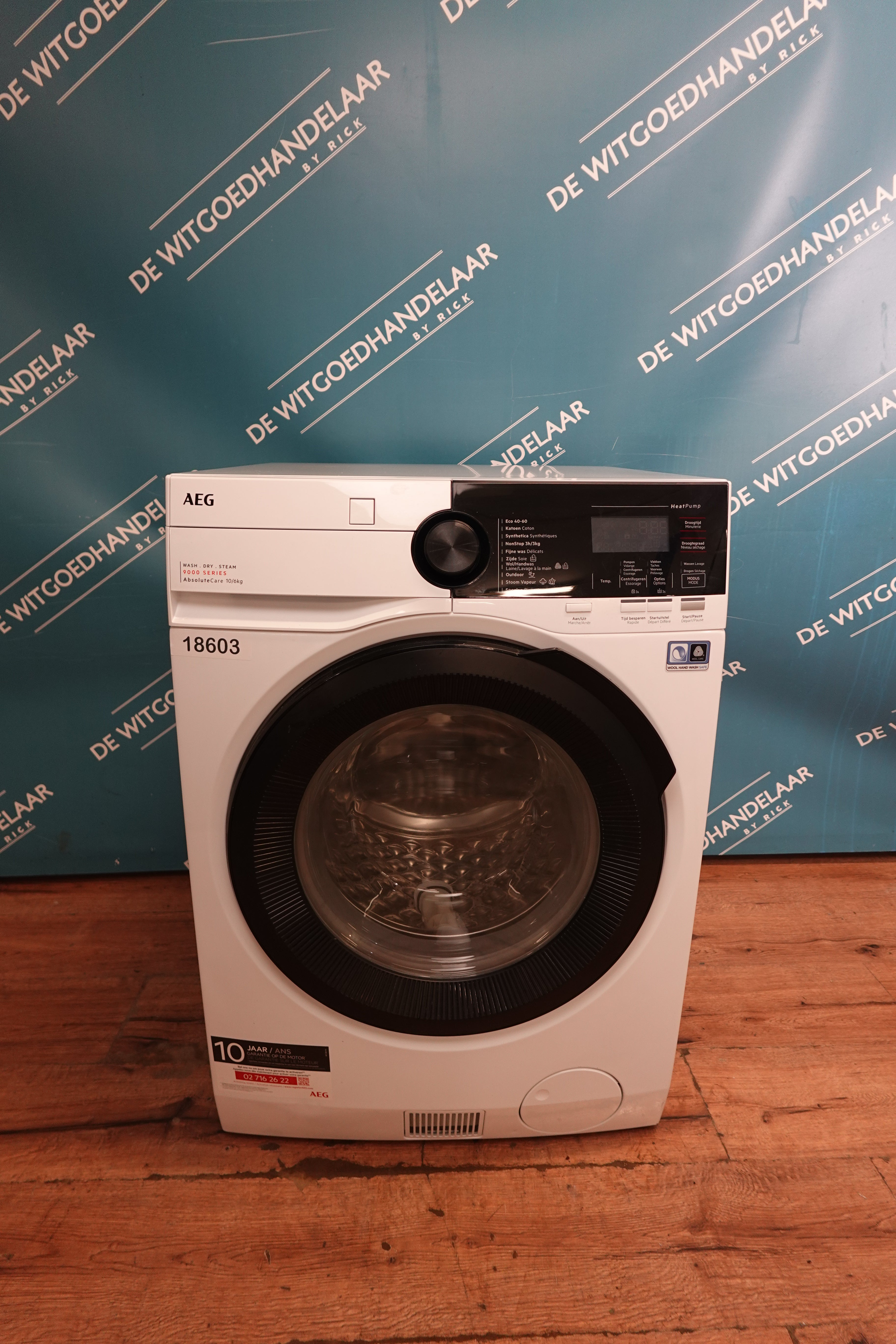 Was- droogcombinatie AEG 9000 SERIE 10/6 kg 1400 toeren