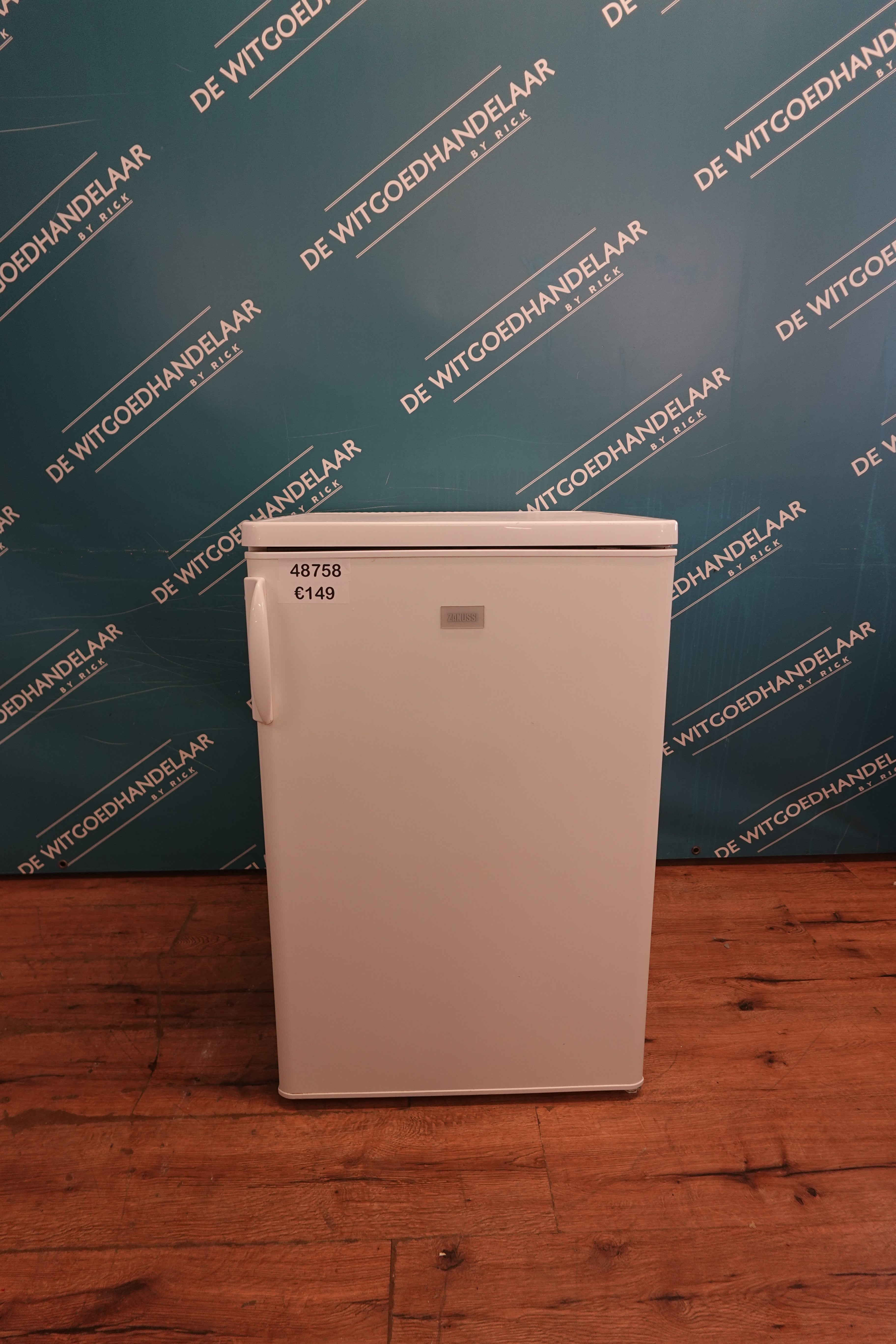 vrijstaande koel- vriescombinatie tafelmodel Zanussi