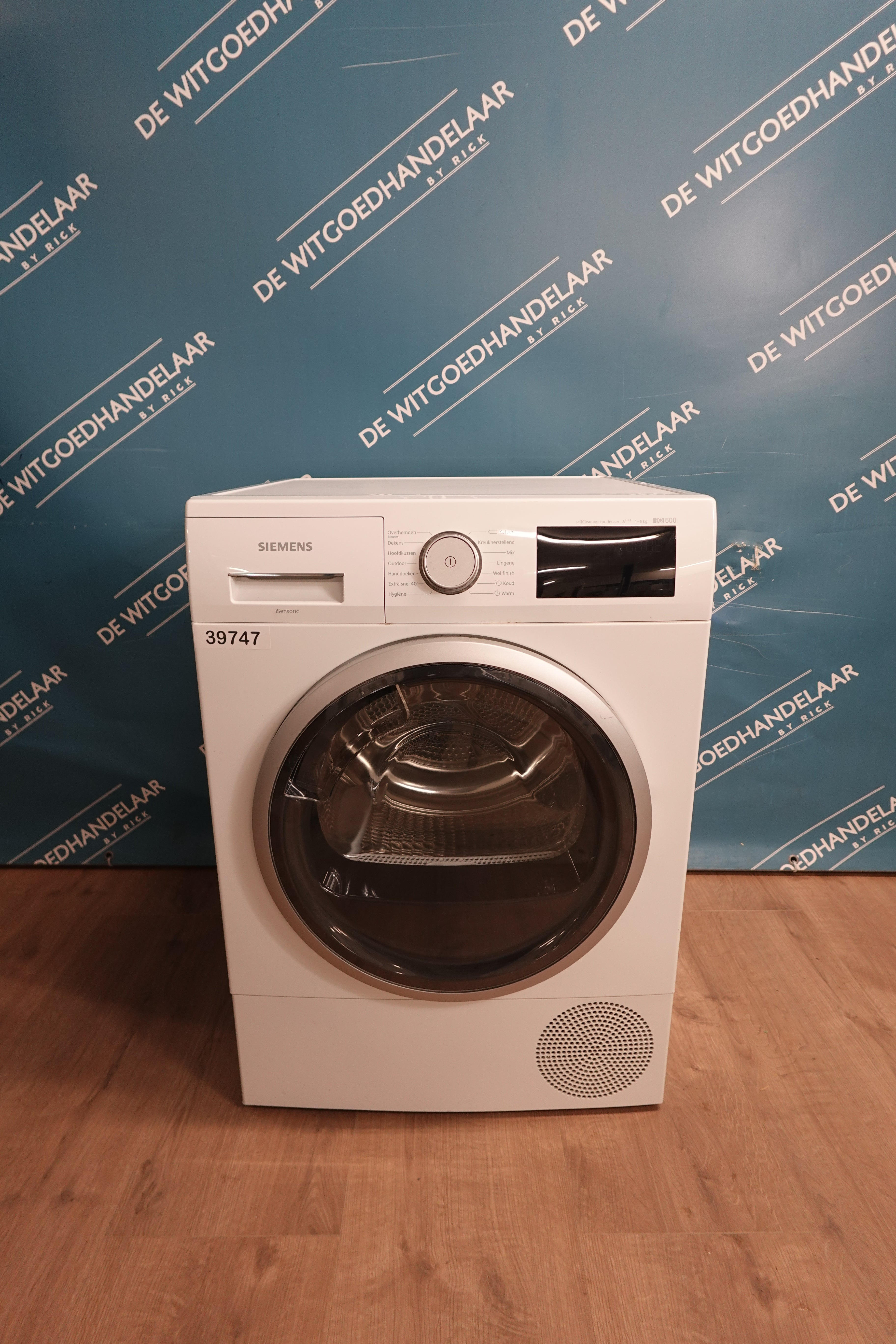 Warmtepompdroger Siemens IQ500 8 kg