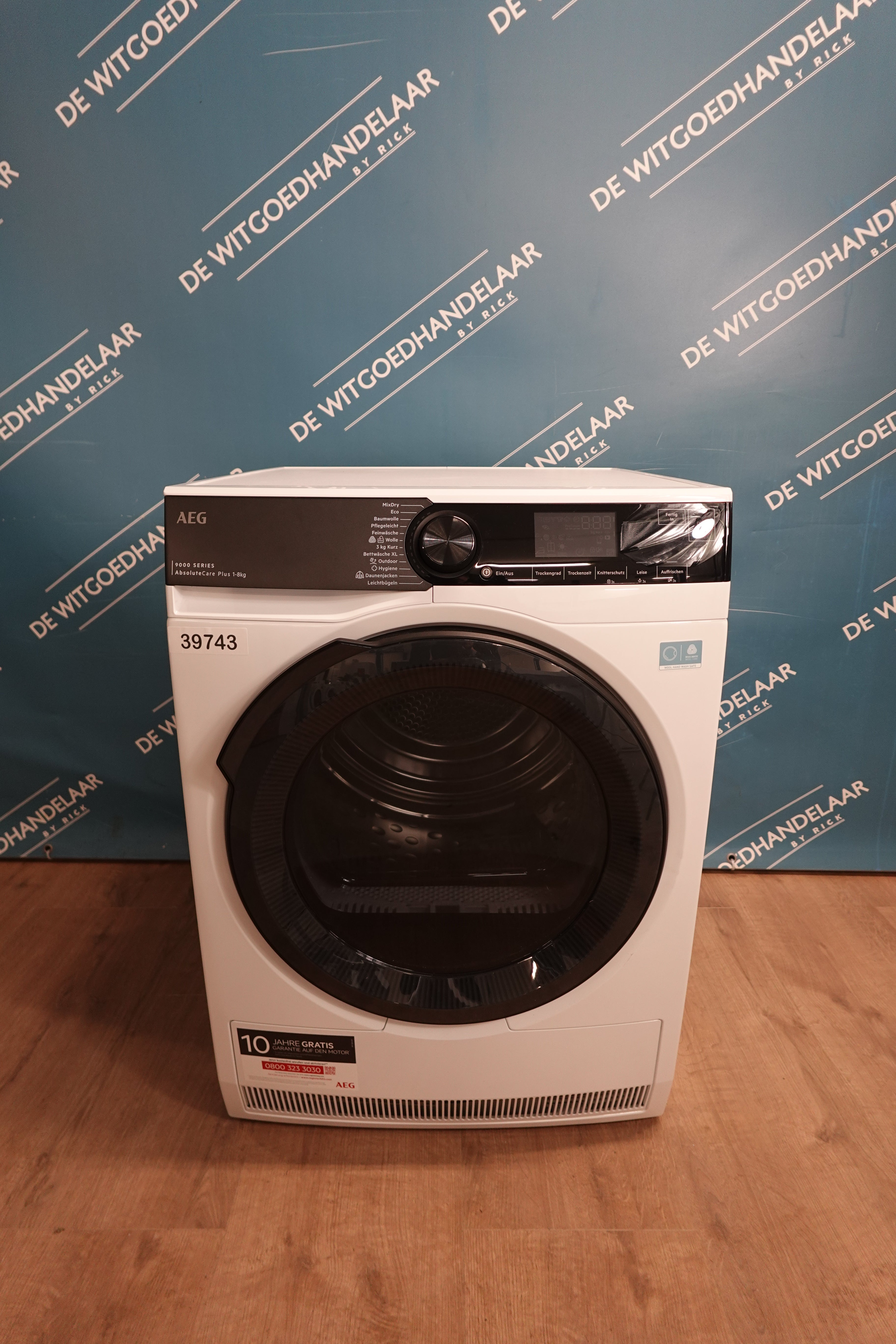 Warmtepompdroger AEG 9000 series 8 kg