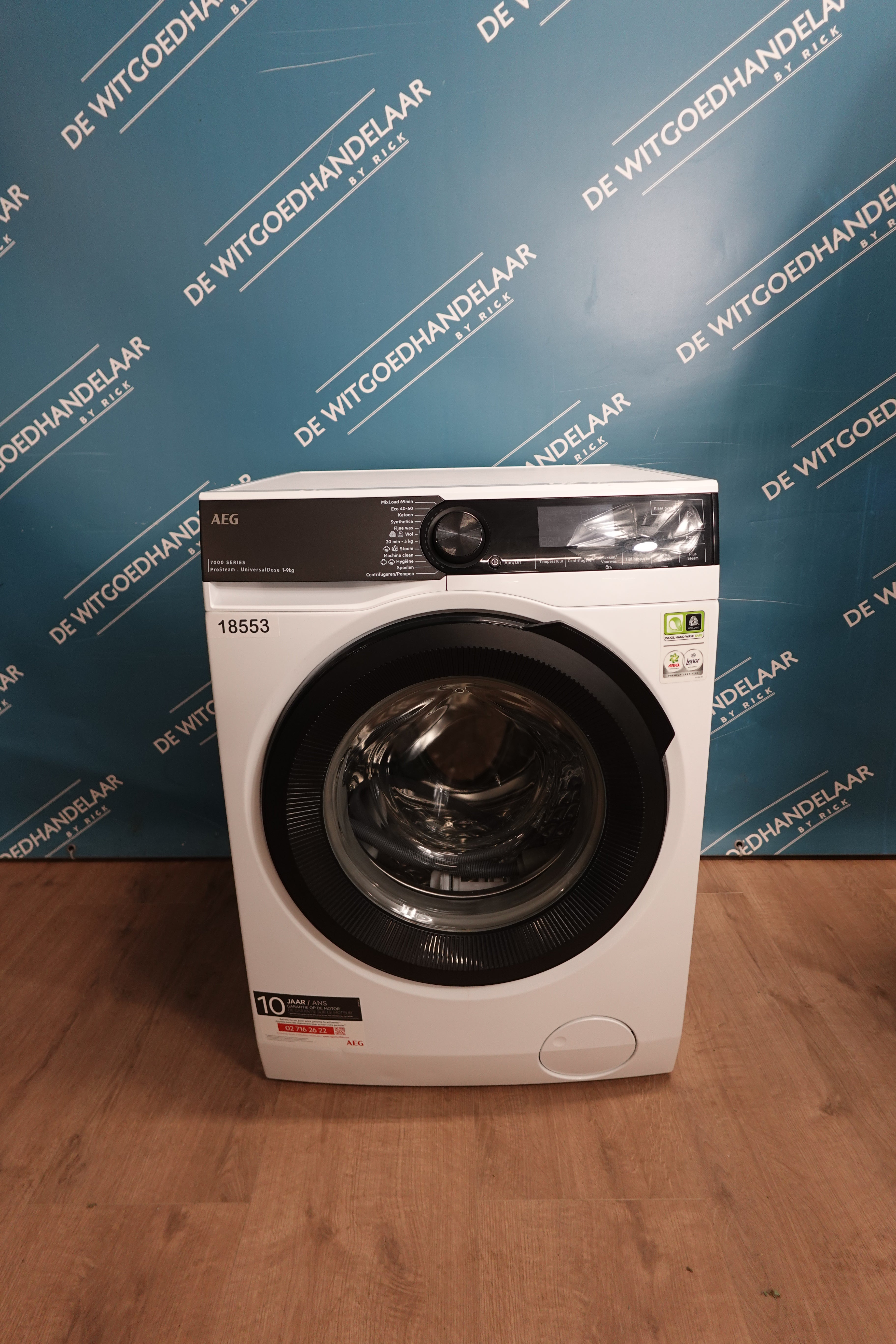 Wasmachine AEG 7000 series 9 kg 1600 toeren