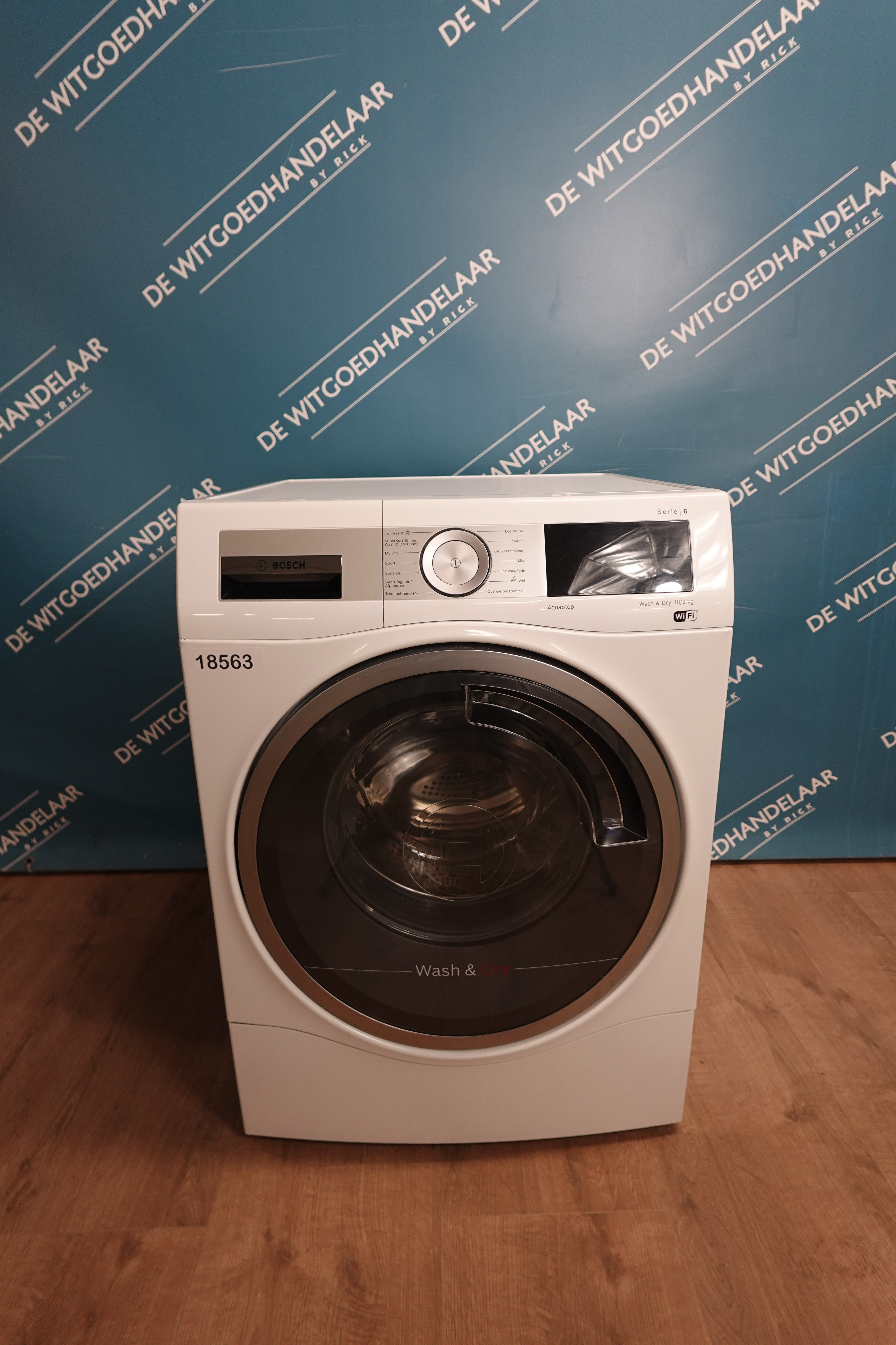 Was- droogcombinatie Bosch serie 6 10/6 kg 1400 toeren