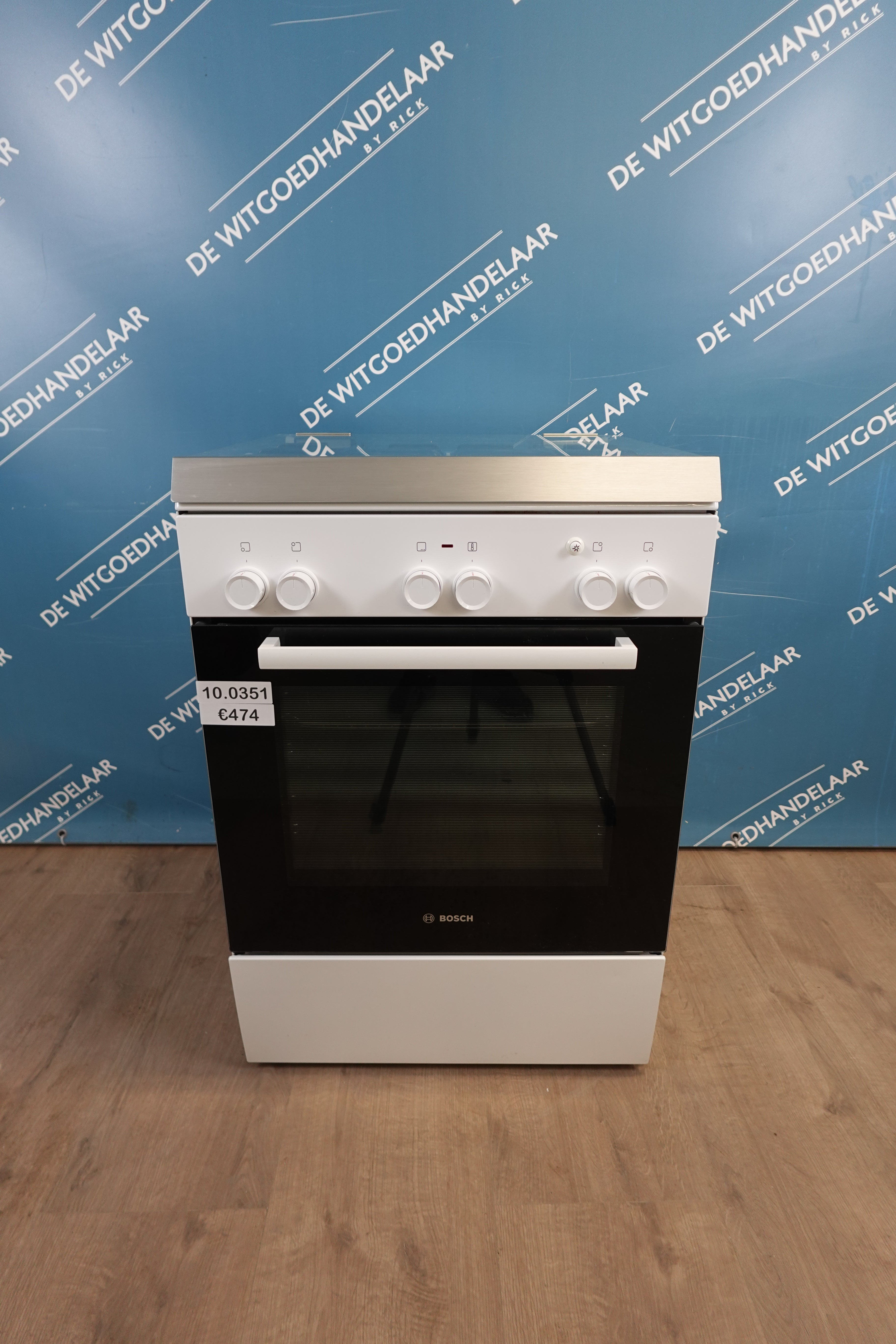 Gasfornuis met Elektrische heteluchtoven Bosch