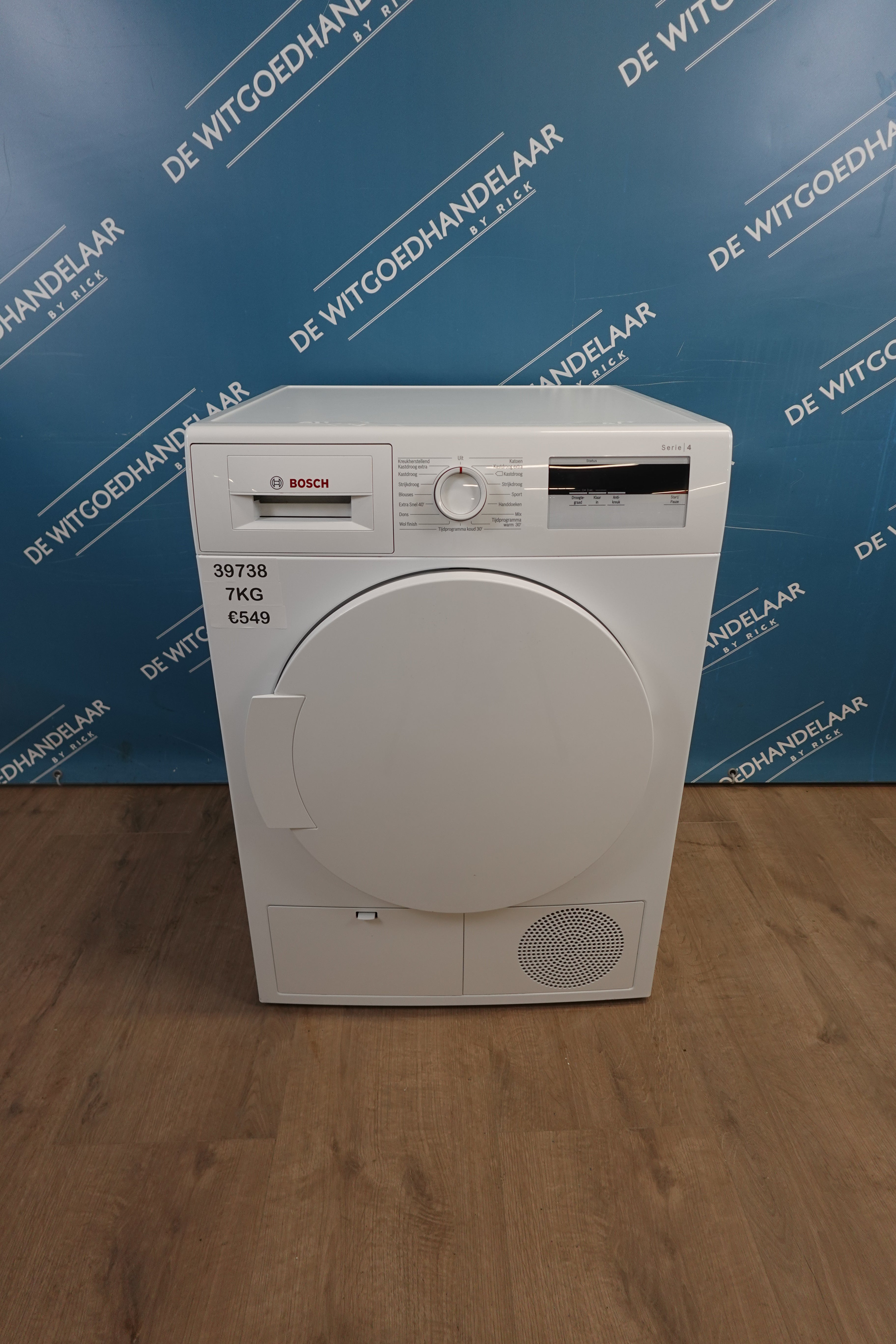 Warmtepompdroger Bosch serie 4  7 kg