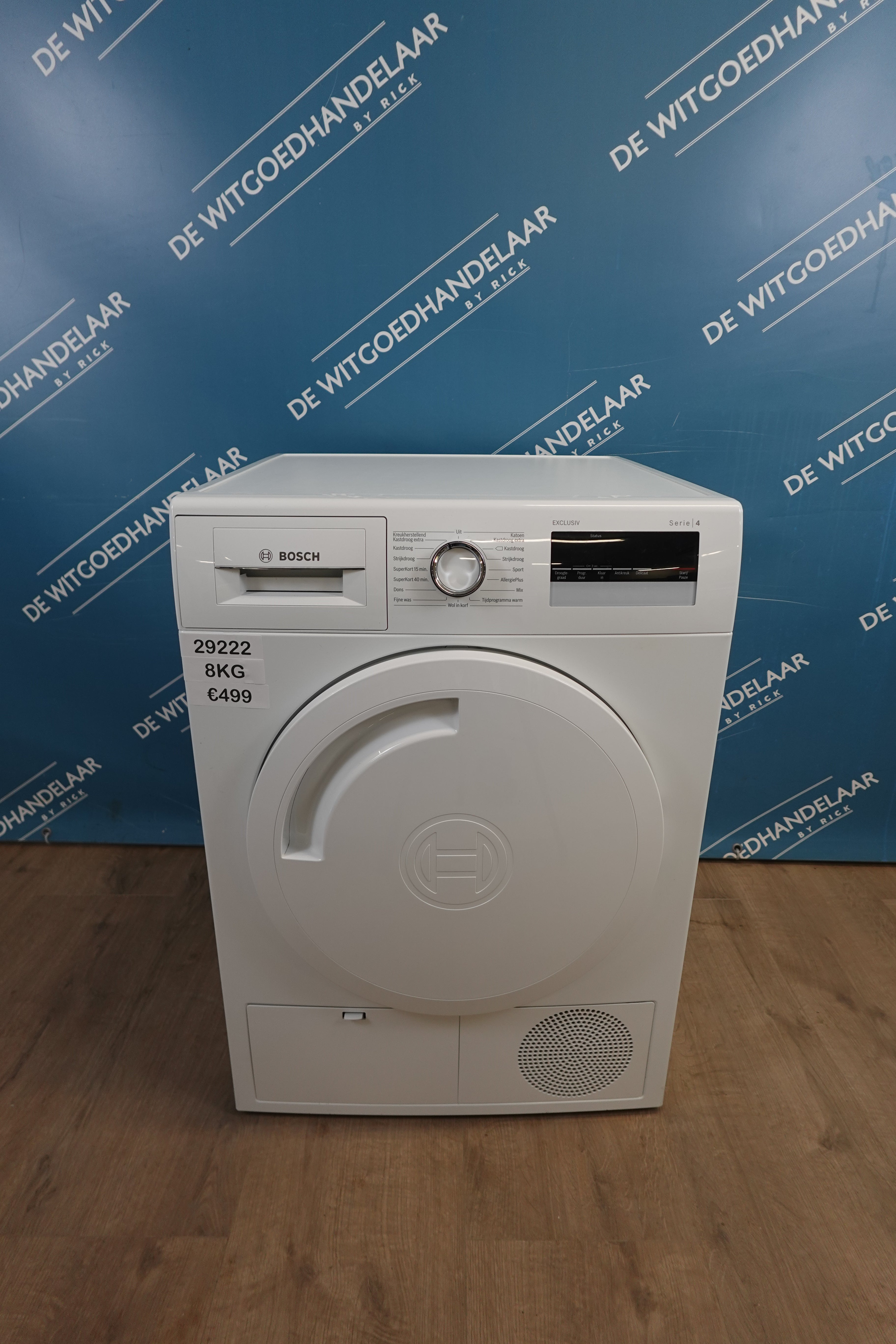 Condensdroger Bosch serie 4 8 kg