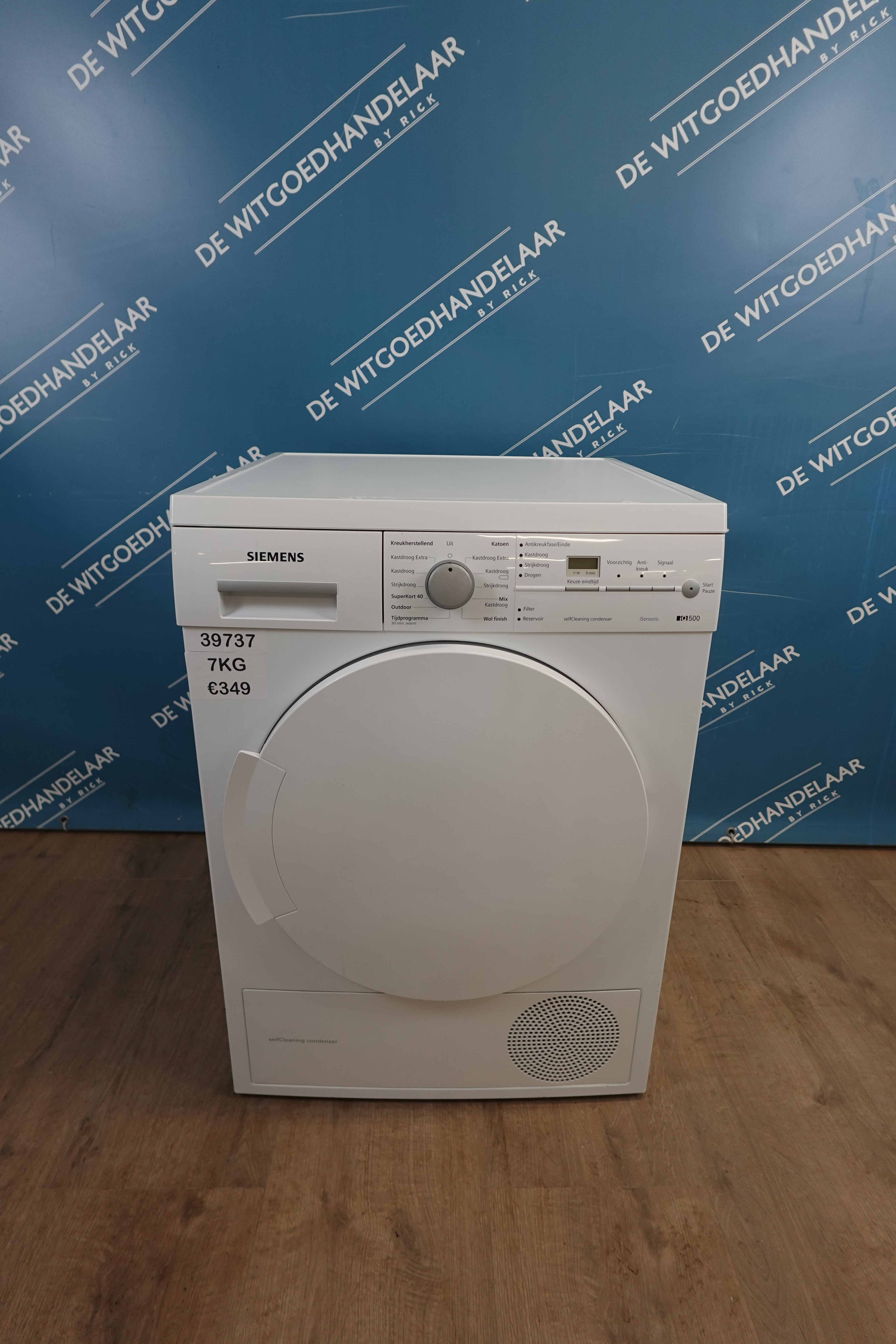 Warmtepompdroger Siemens Iq 500  7 kg
