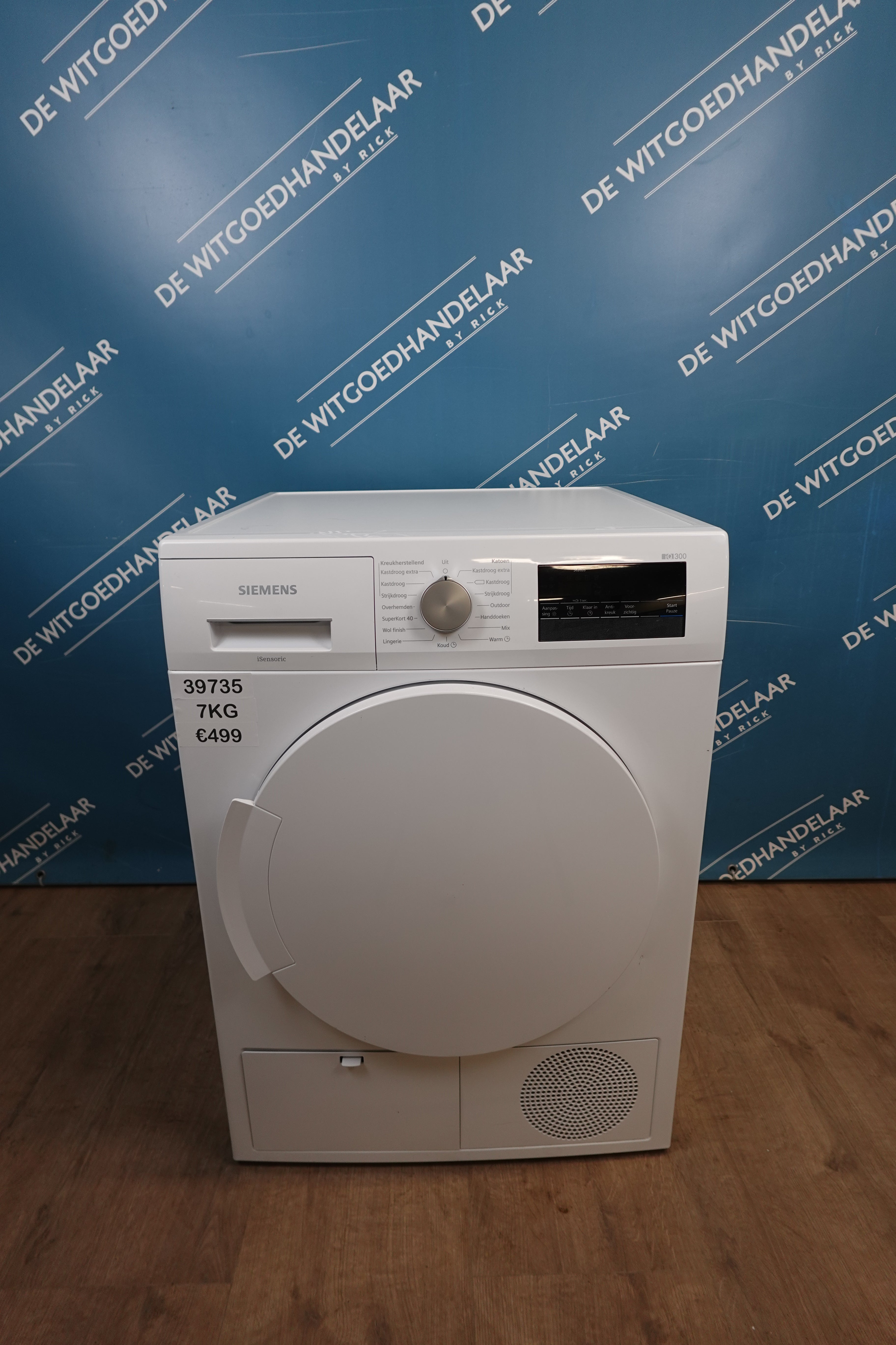 Warmtepompdroger Siemens IQ 300  7 kg