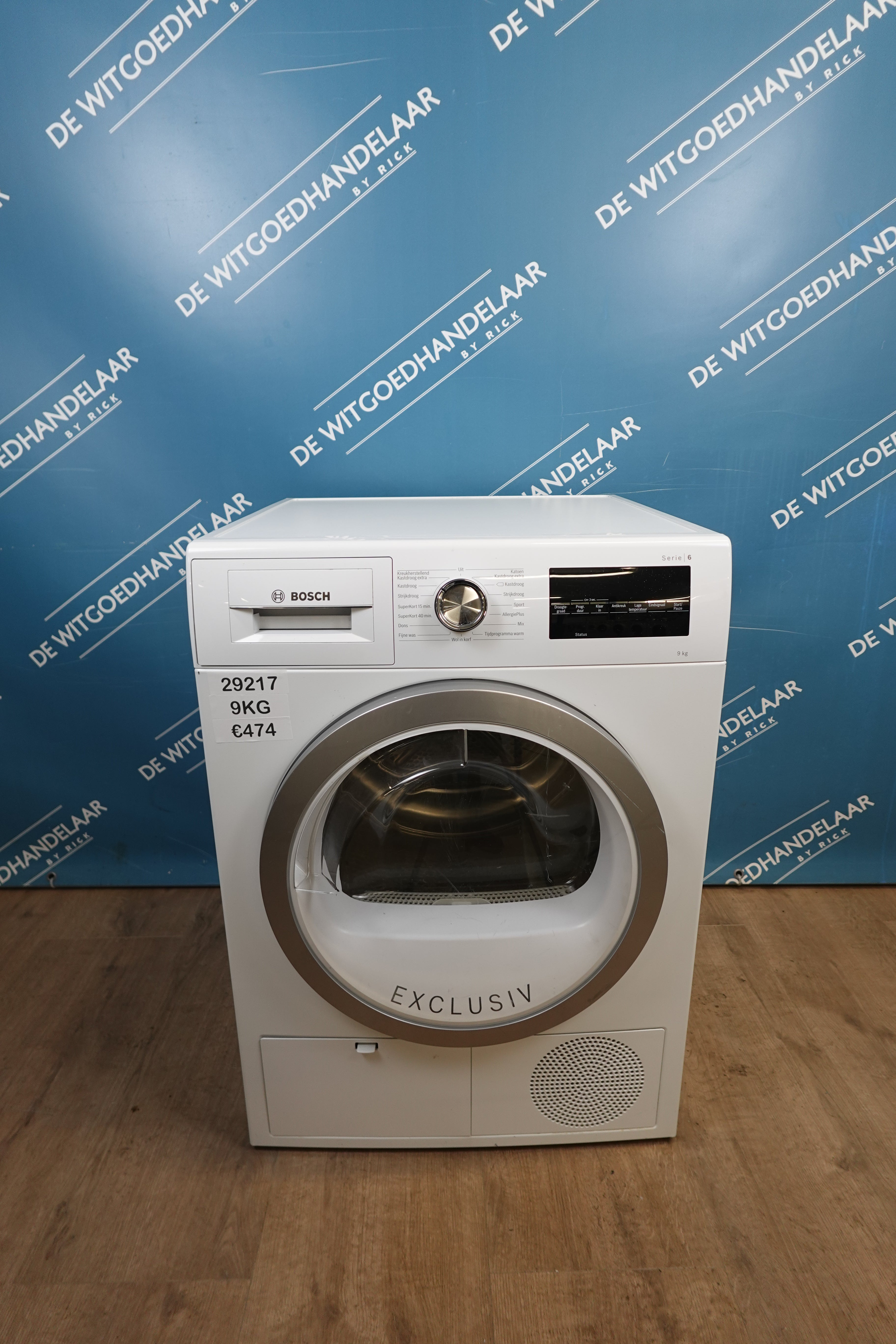 Condensdroger Bosch serie 6 9 kg