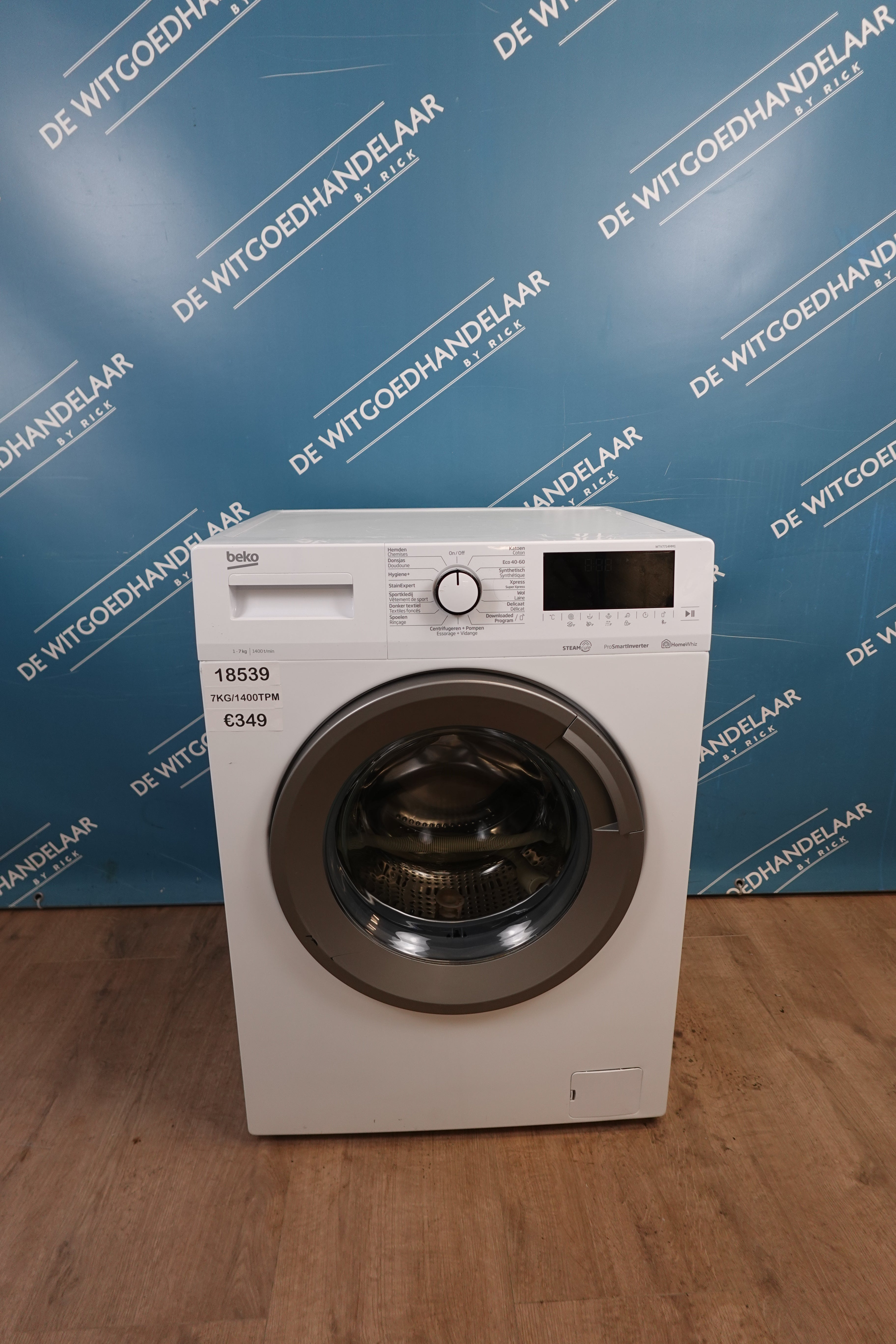 Wasmachine Beko 7 kg 1400 toeren