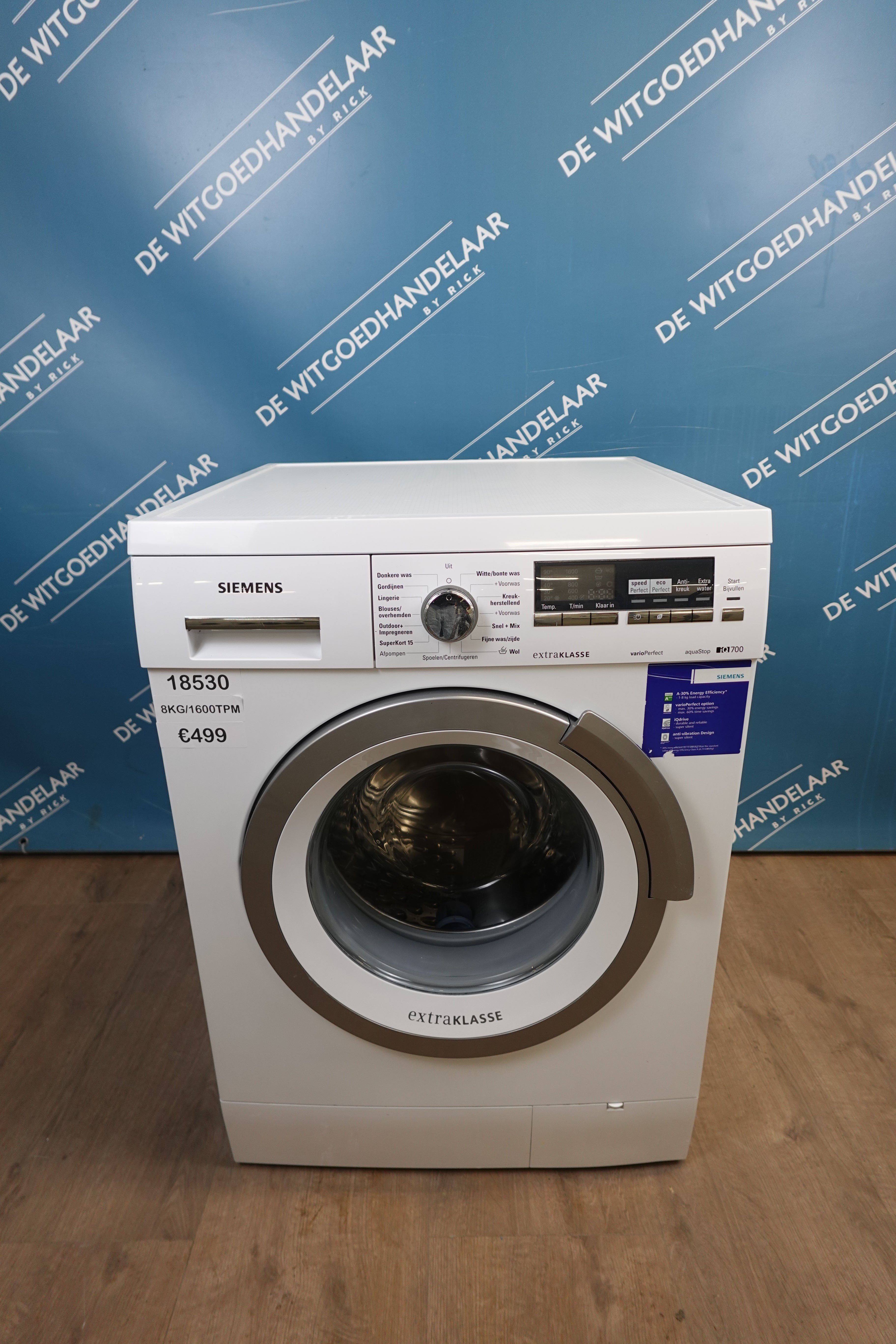 Wasmachine Siemens IQ 700 8 kg 1600 toeren