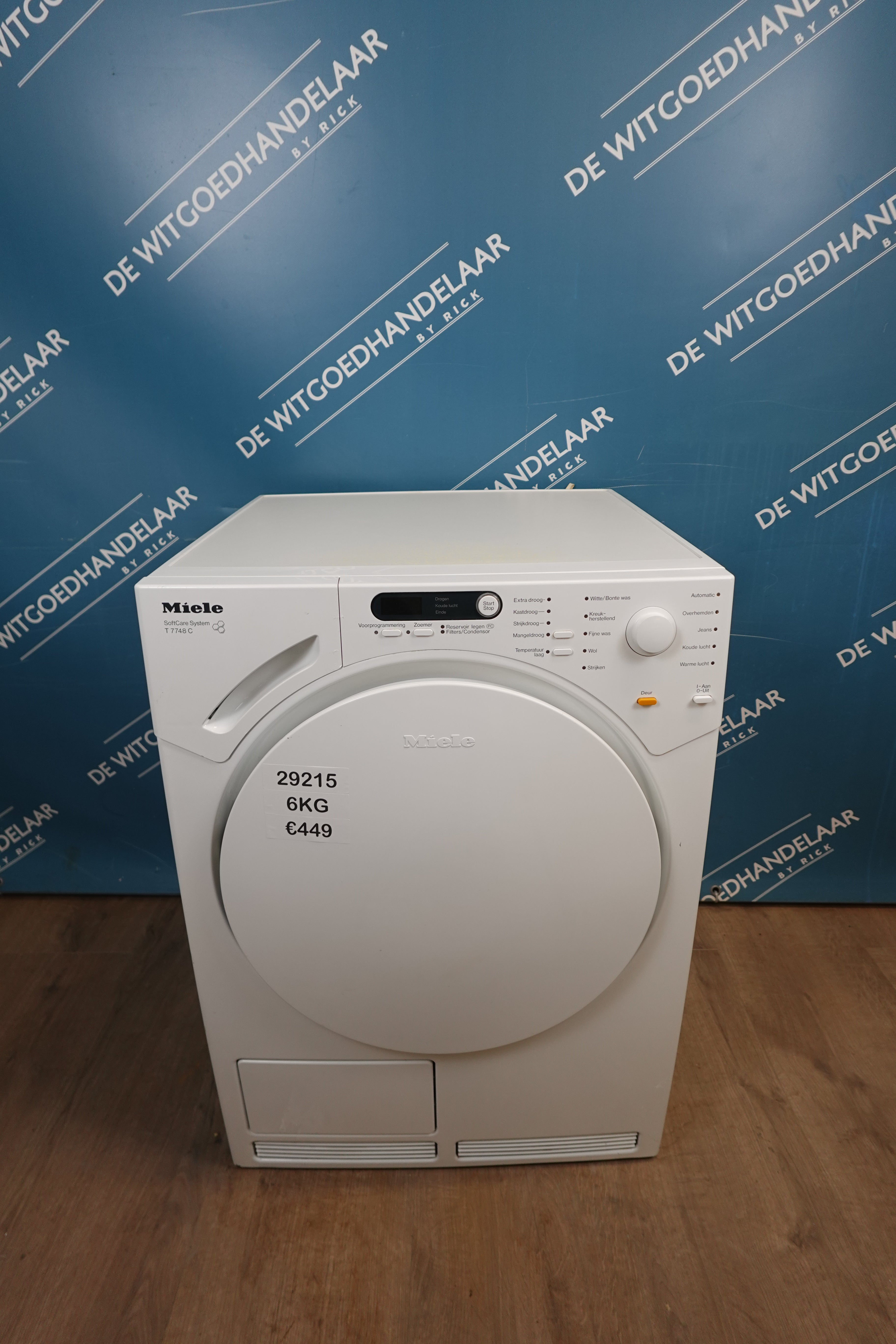 Condensdroger Miele T7748c  6 kg