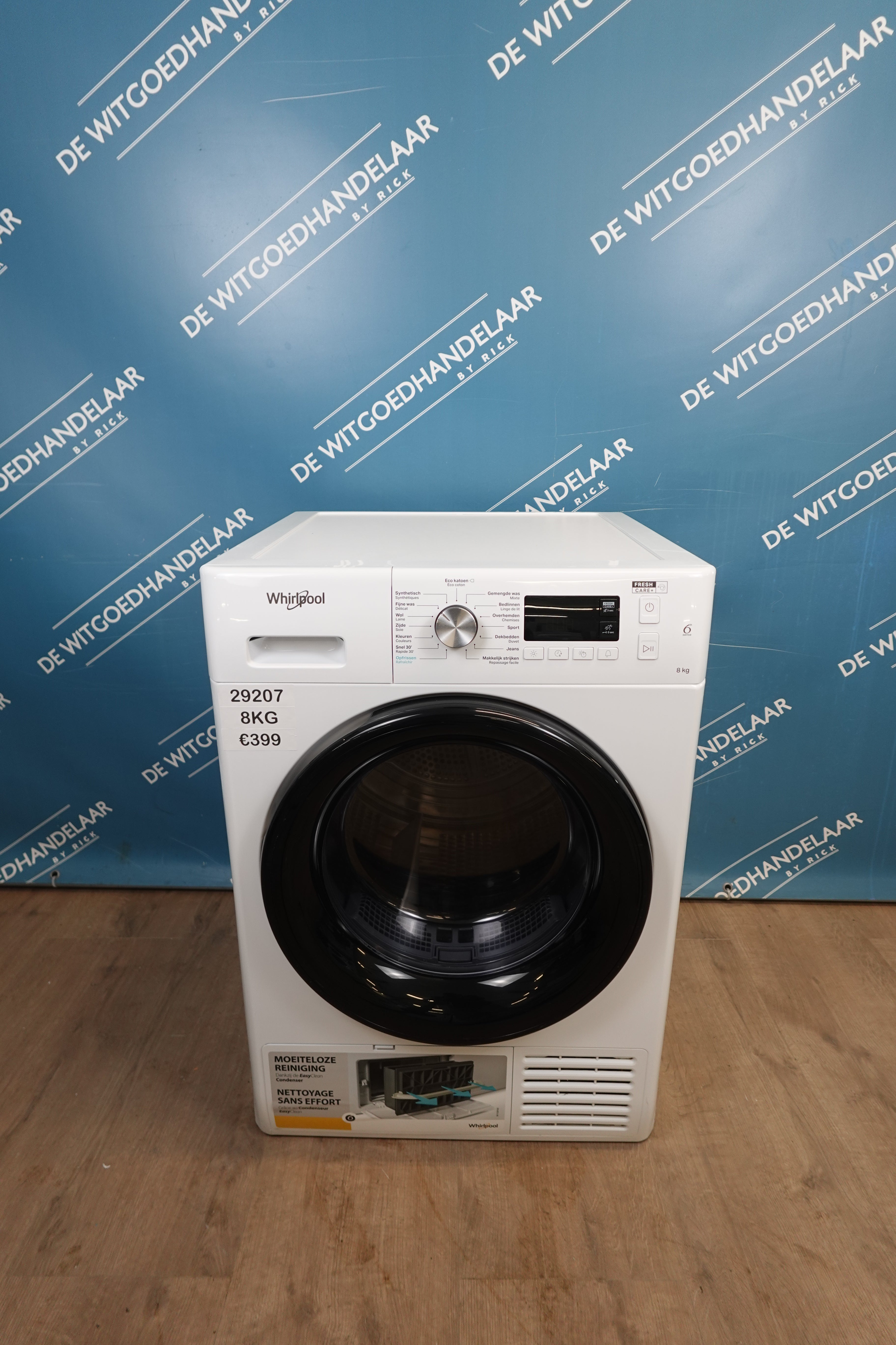 Condensdroger Whirlpool 8 kg
