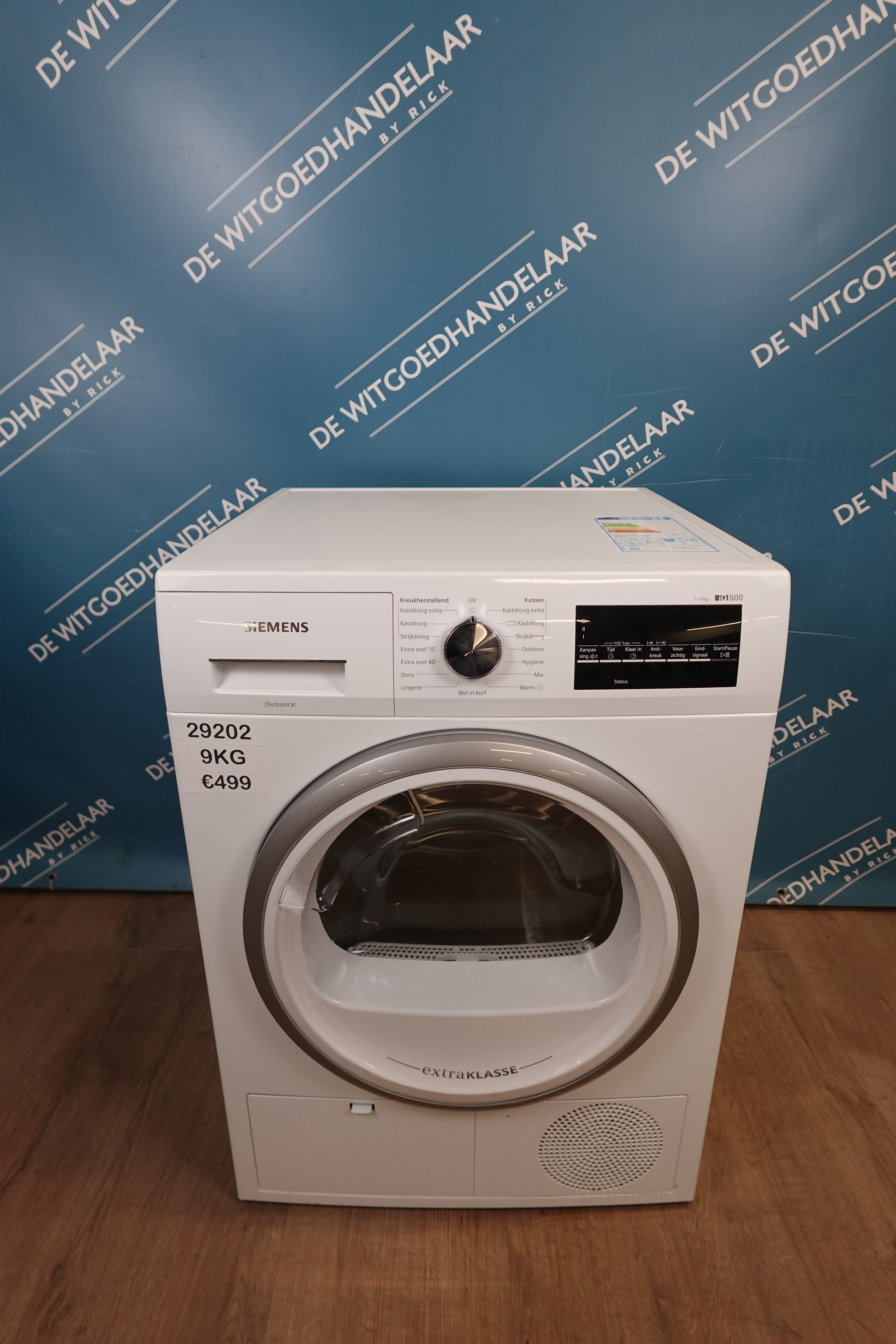 Condensdroger Siemens IQ500 9 kg
