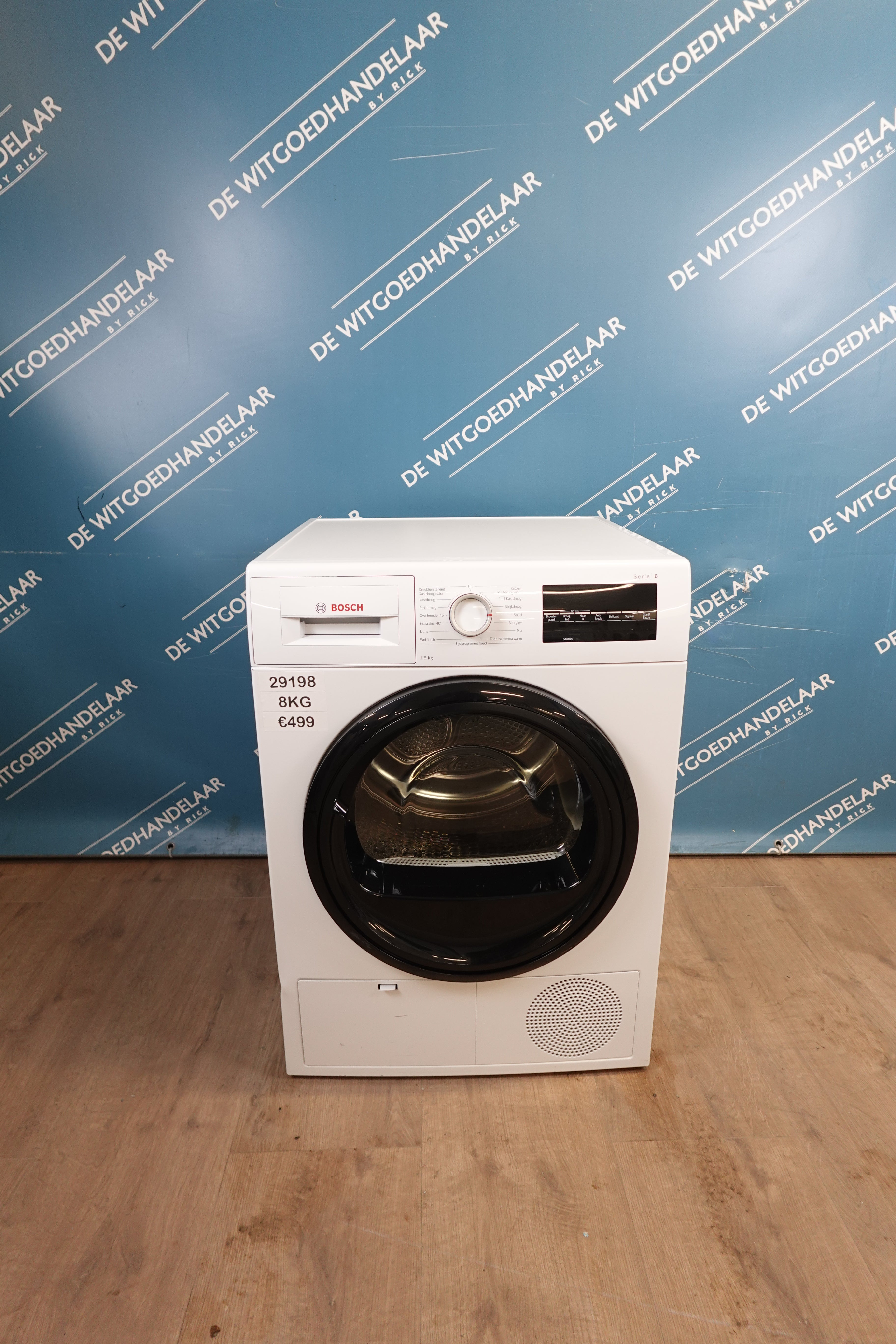 Condensdroger Bosch serie 6 8 kg