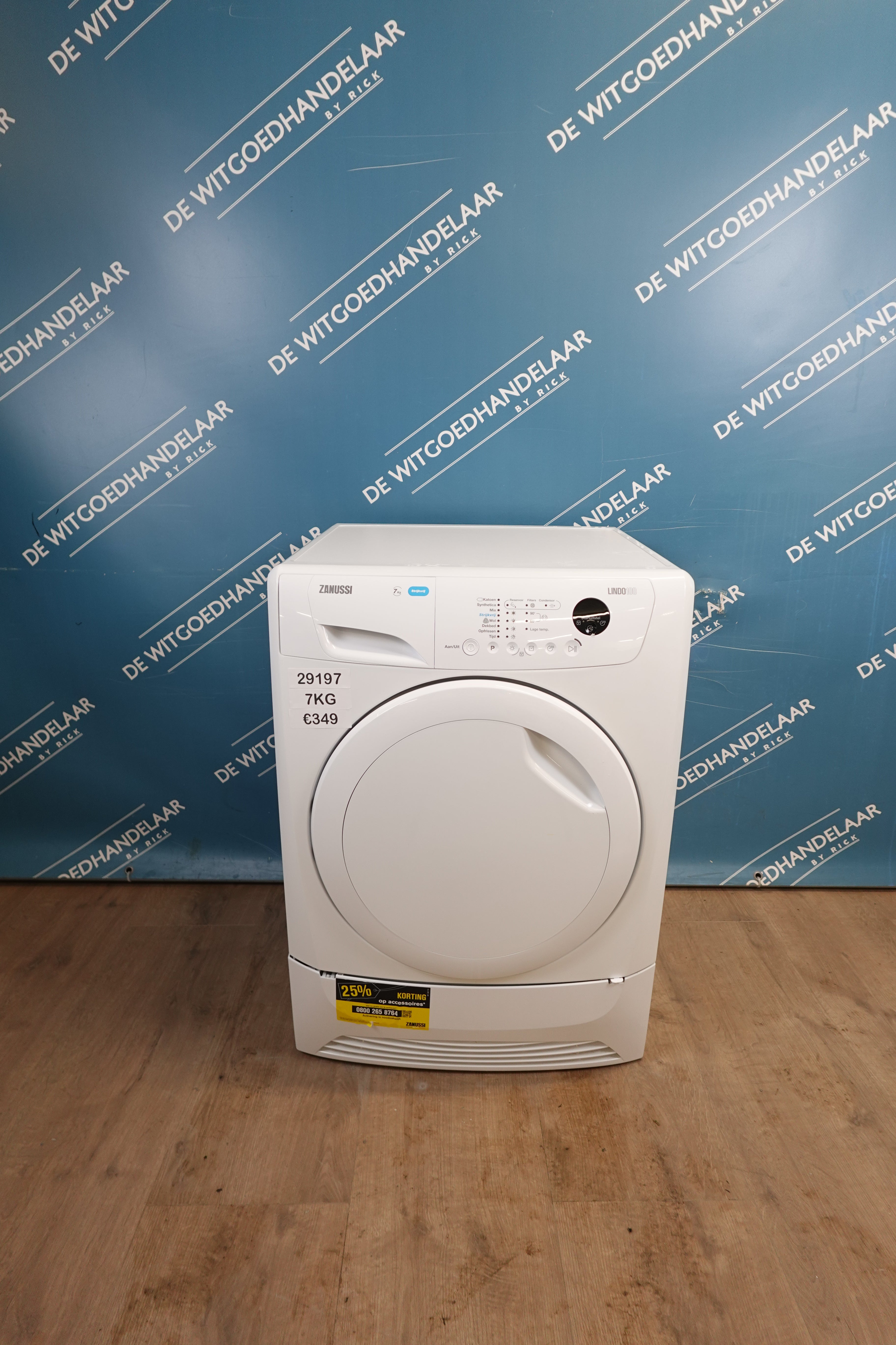 Condensdroger Zanussi lindo 100 7 kg