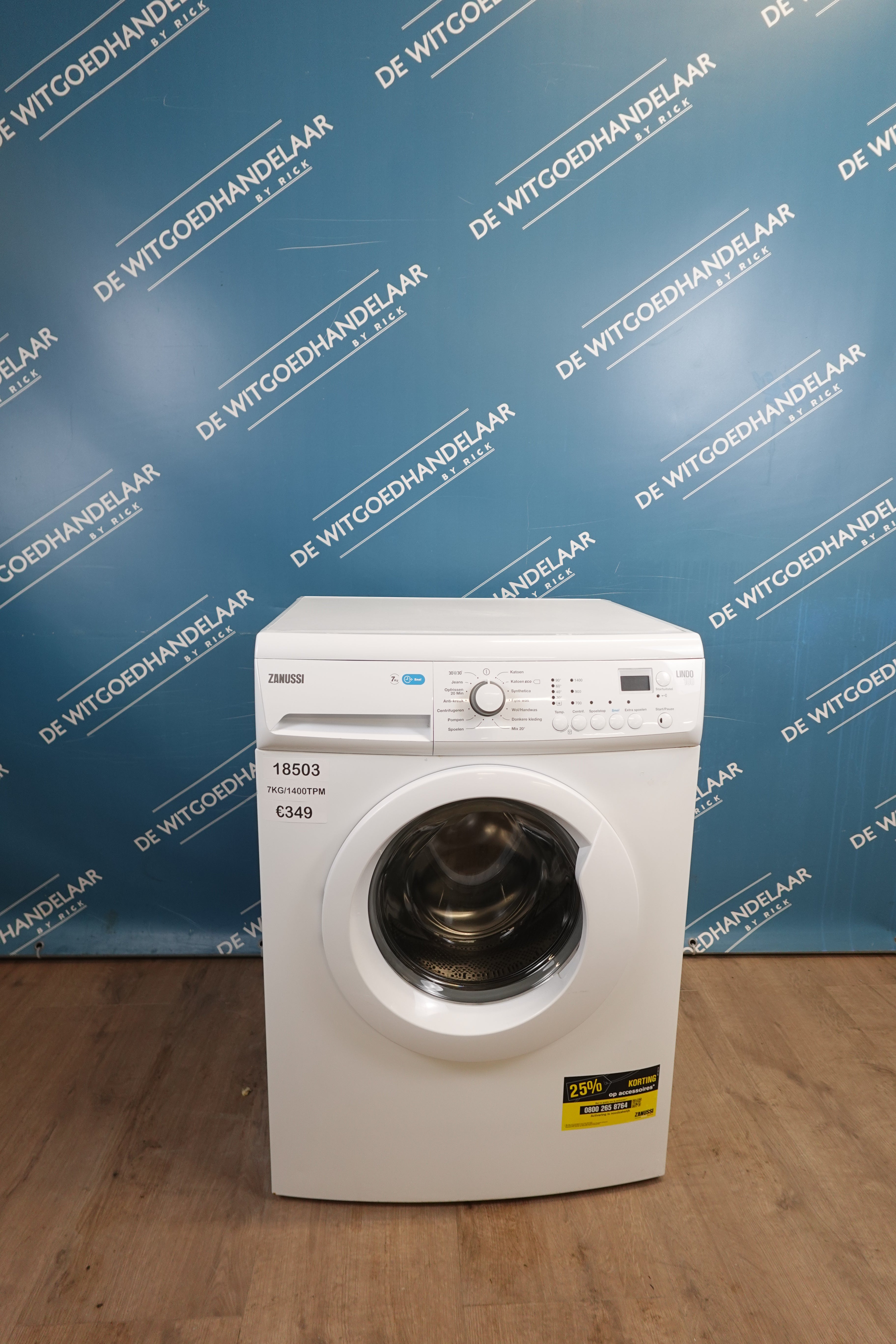 Wasmachine Zanussi lindo 100 7 kg 1400 toeren