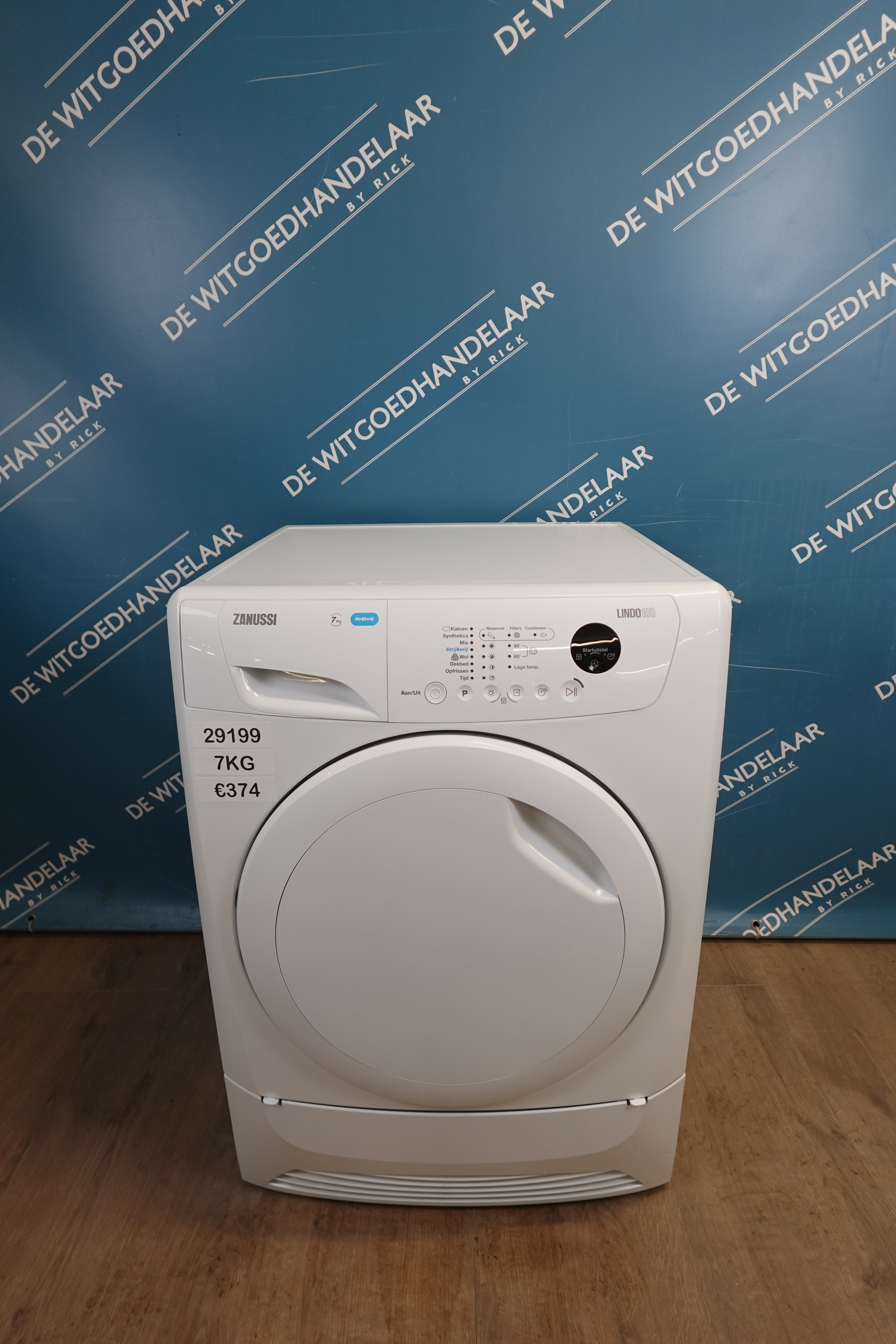 Condensdroger Zanussi lindo 100 7 kg