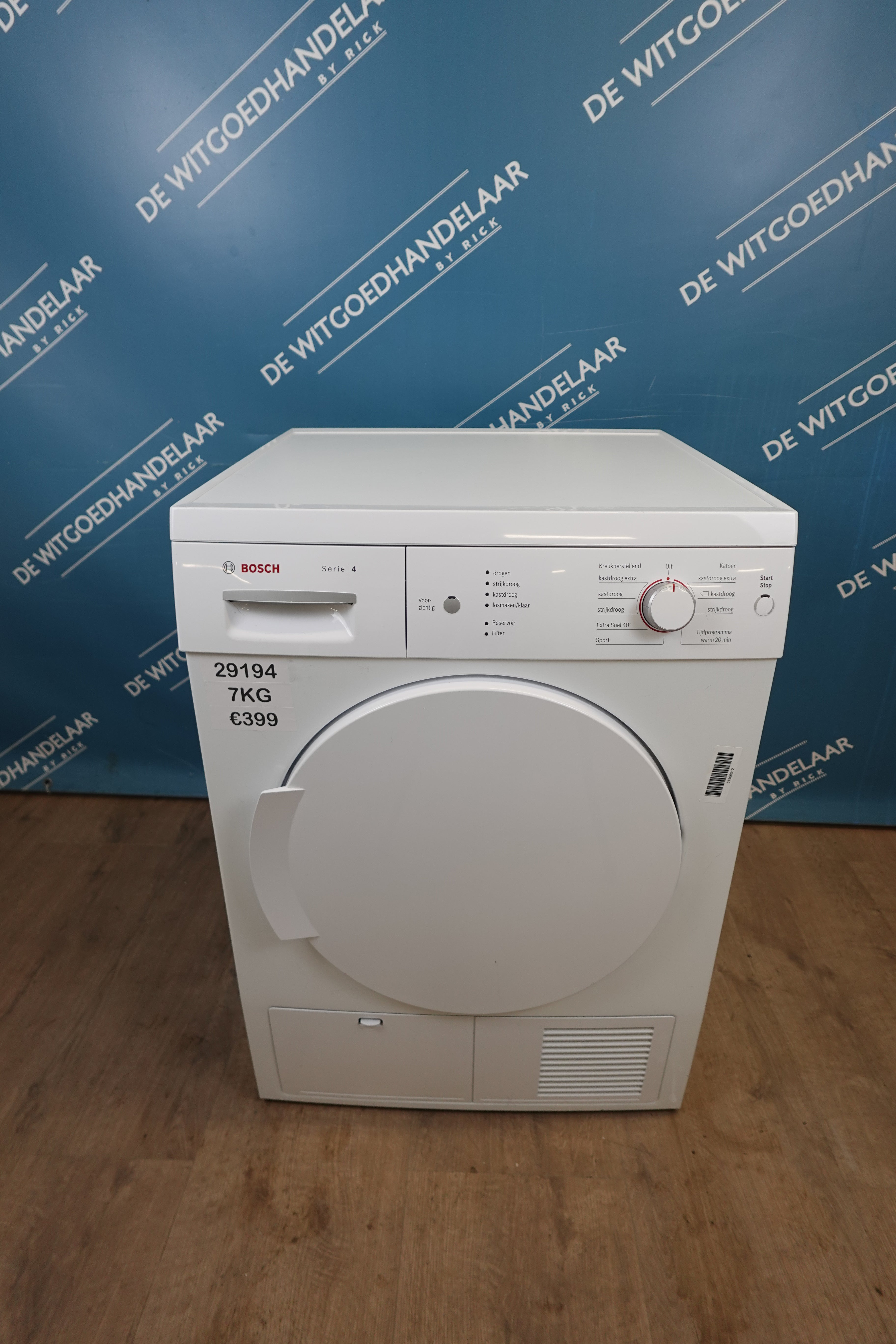 Condensdroger Bosch serie 4 7 kg