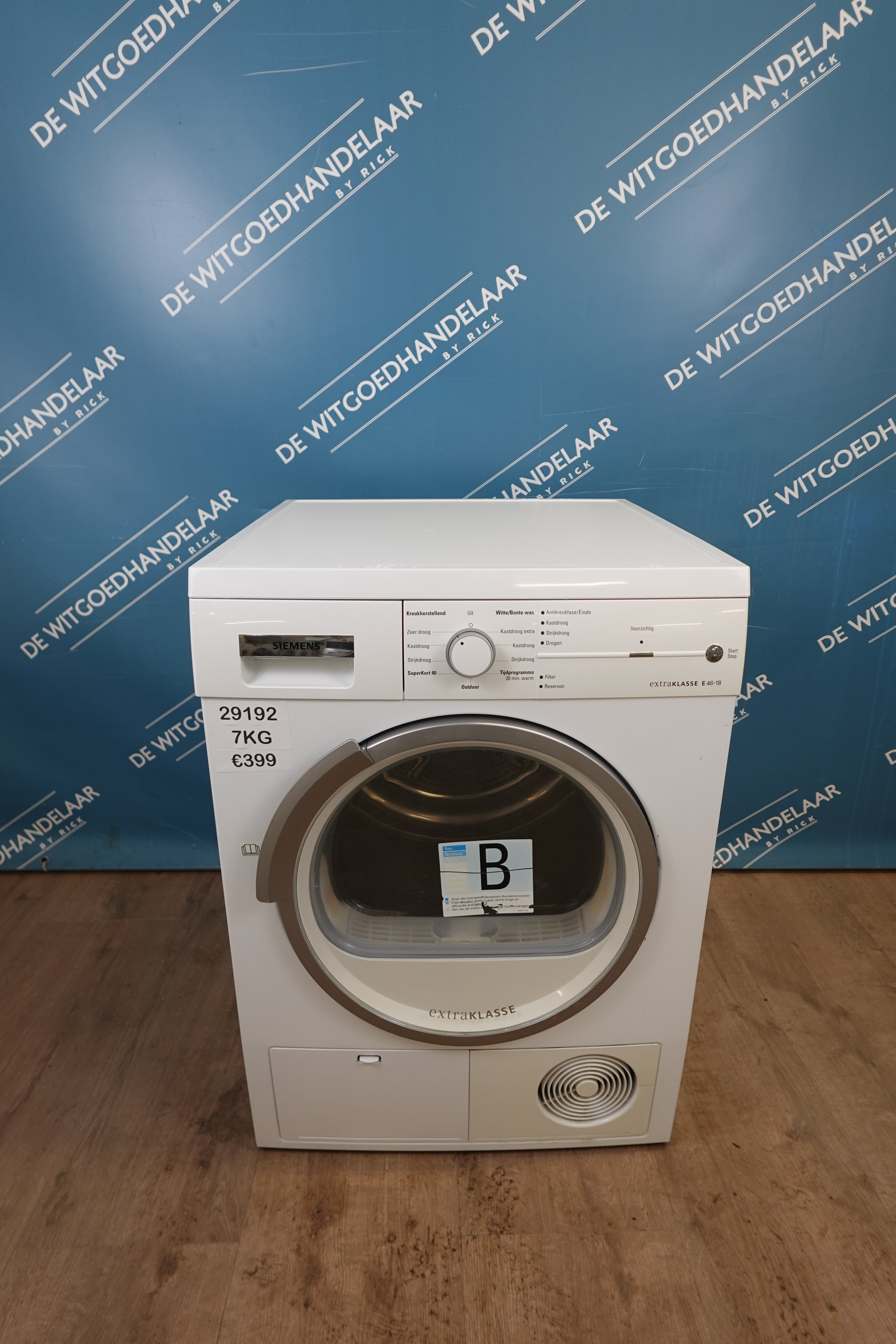 Condensdroger Siemens E46-18 7 kg