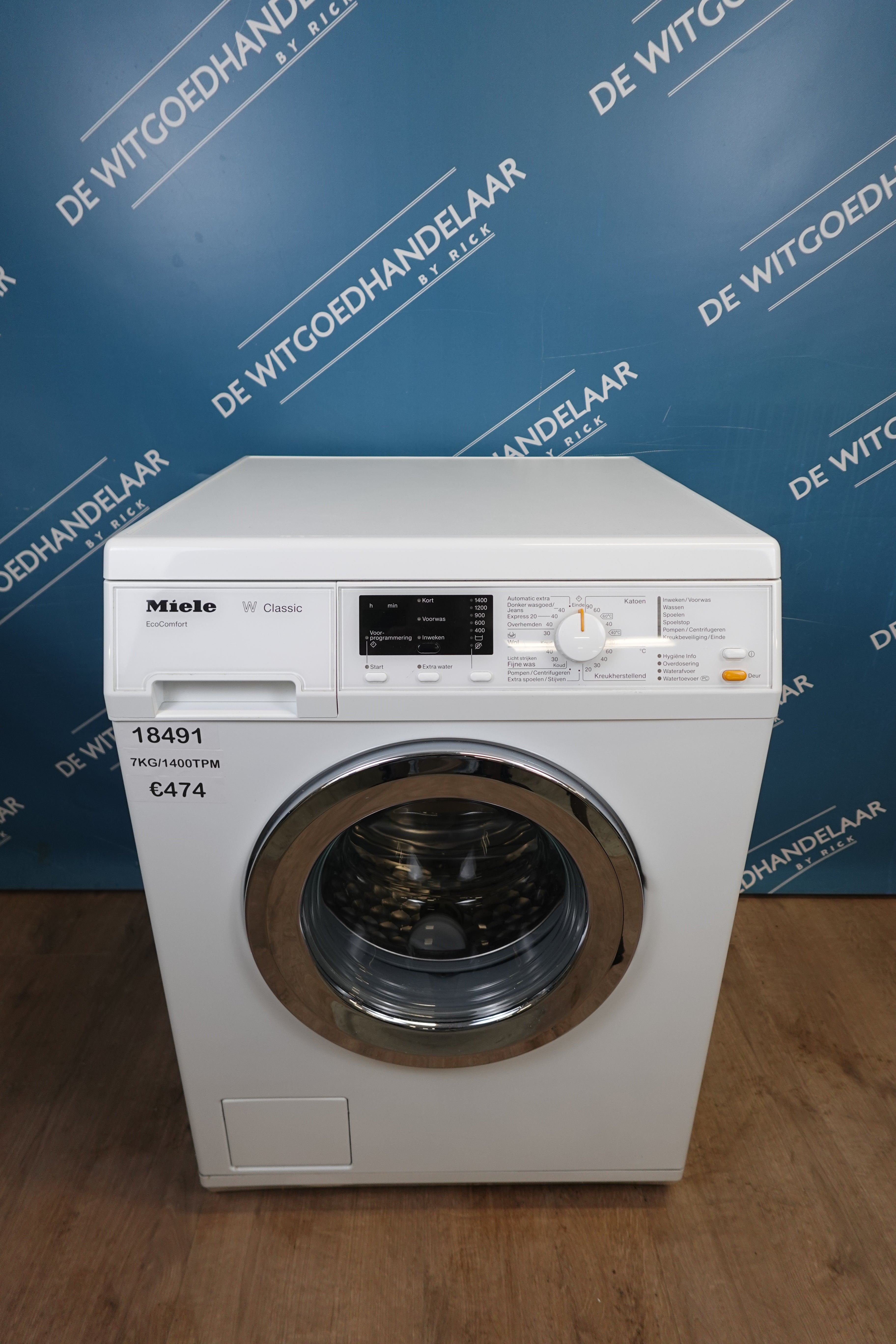 Wasmachine Miele Classic 7 kg 1400 toeren